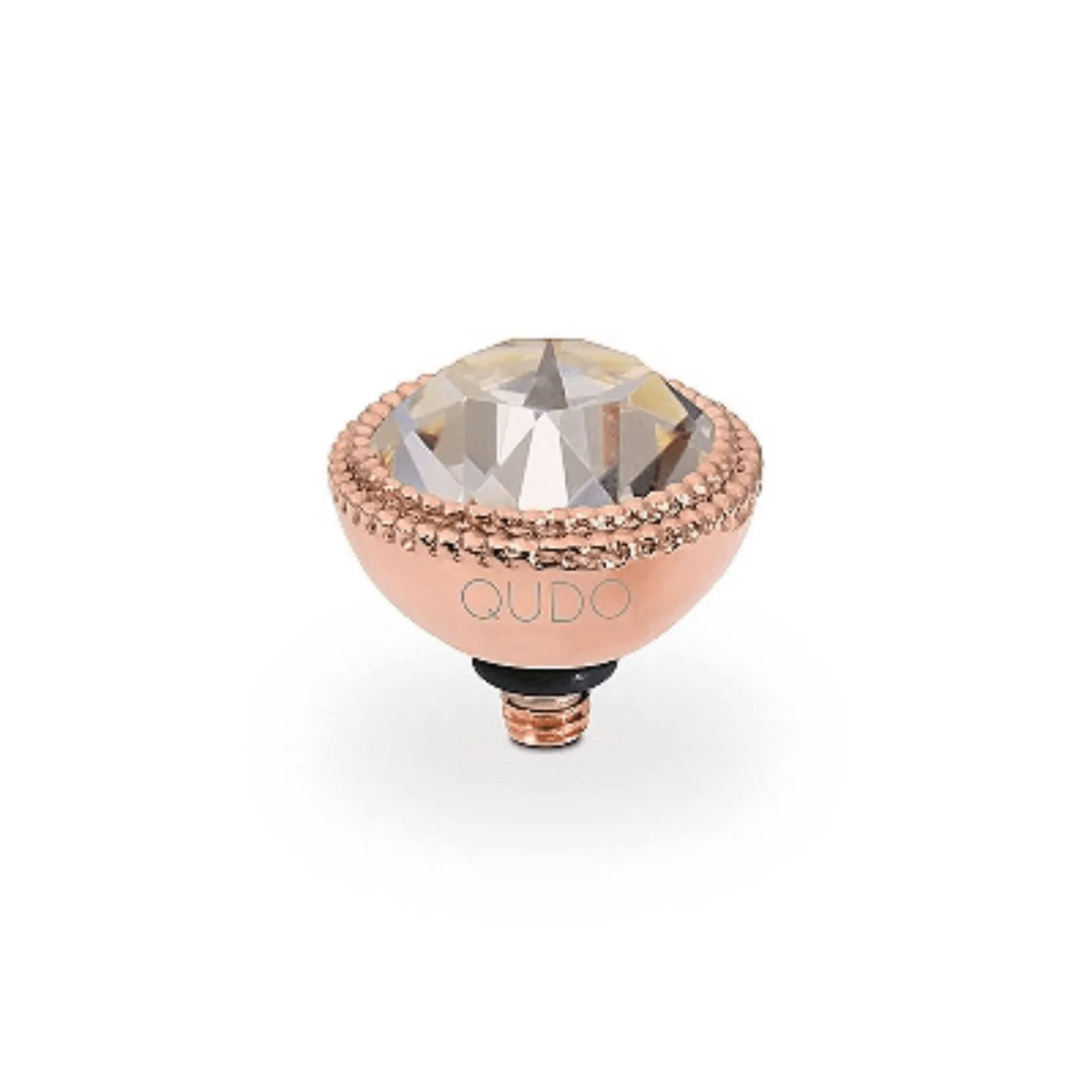 Qudo Fabero 11mm Rose Gold Topper - Silk