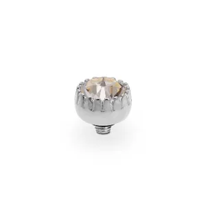 Qudo London 8mm Silver Topper - Silk