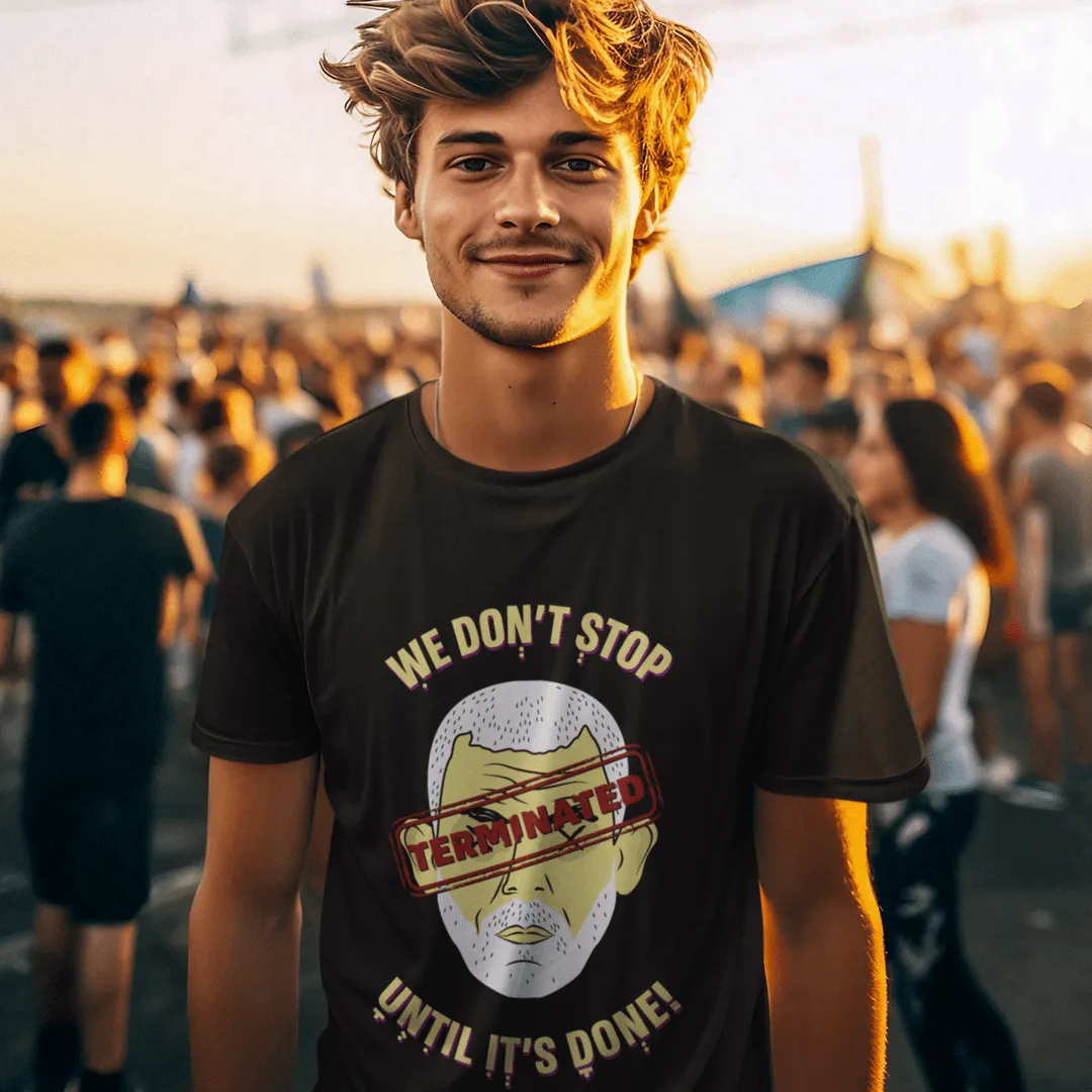 "How It Ends" Black T-shirt for Men