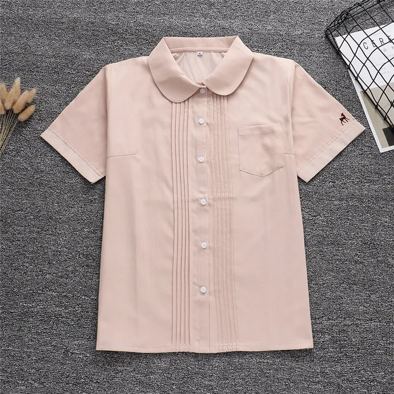 "JK FOREST FAWN EMBROIDERED" SHIRT N081403