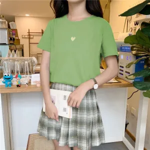 "WEEK EMBROIDERED CANDY "T-SHIRT N072903