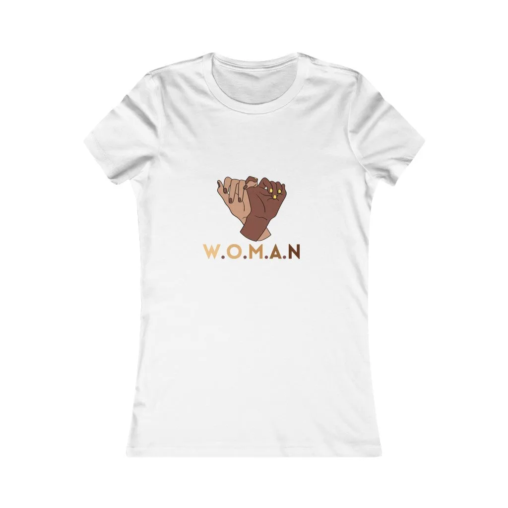 "#WOMAN" Woman SlimFit Tee