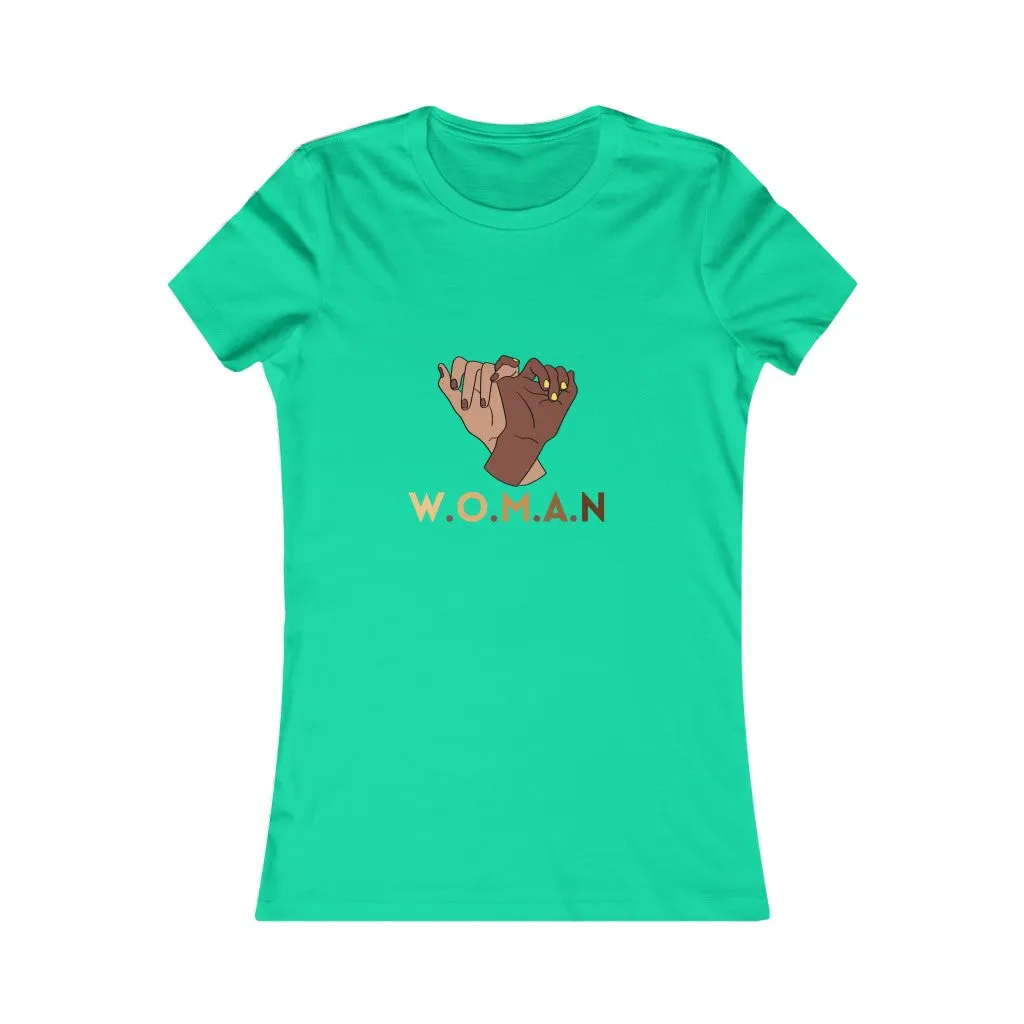 "#WOMAN" Woman SlimFit Tee
