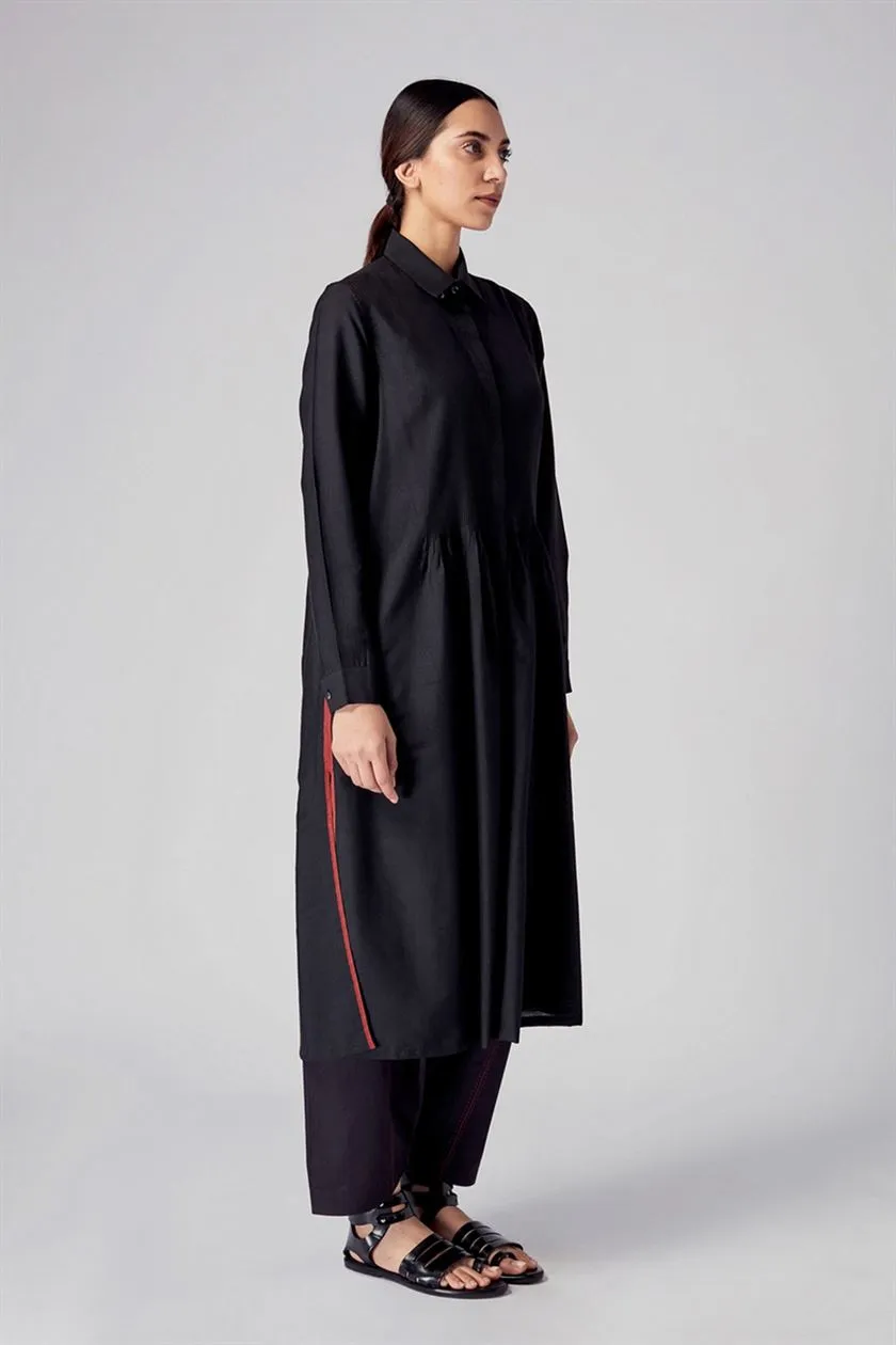 Rajesh Pratap Singh   I   Vira pintuck dress  Black  4SC-17/4KT B  Women classic collection