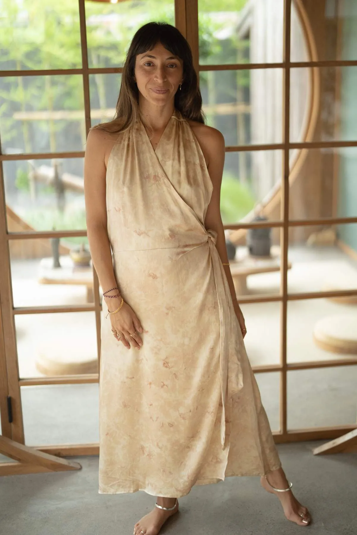 Ratu Silk Wrap Gown