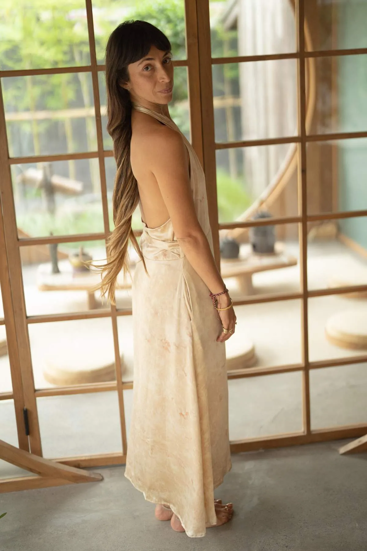 Ratu Silk Wrap Gown