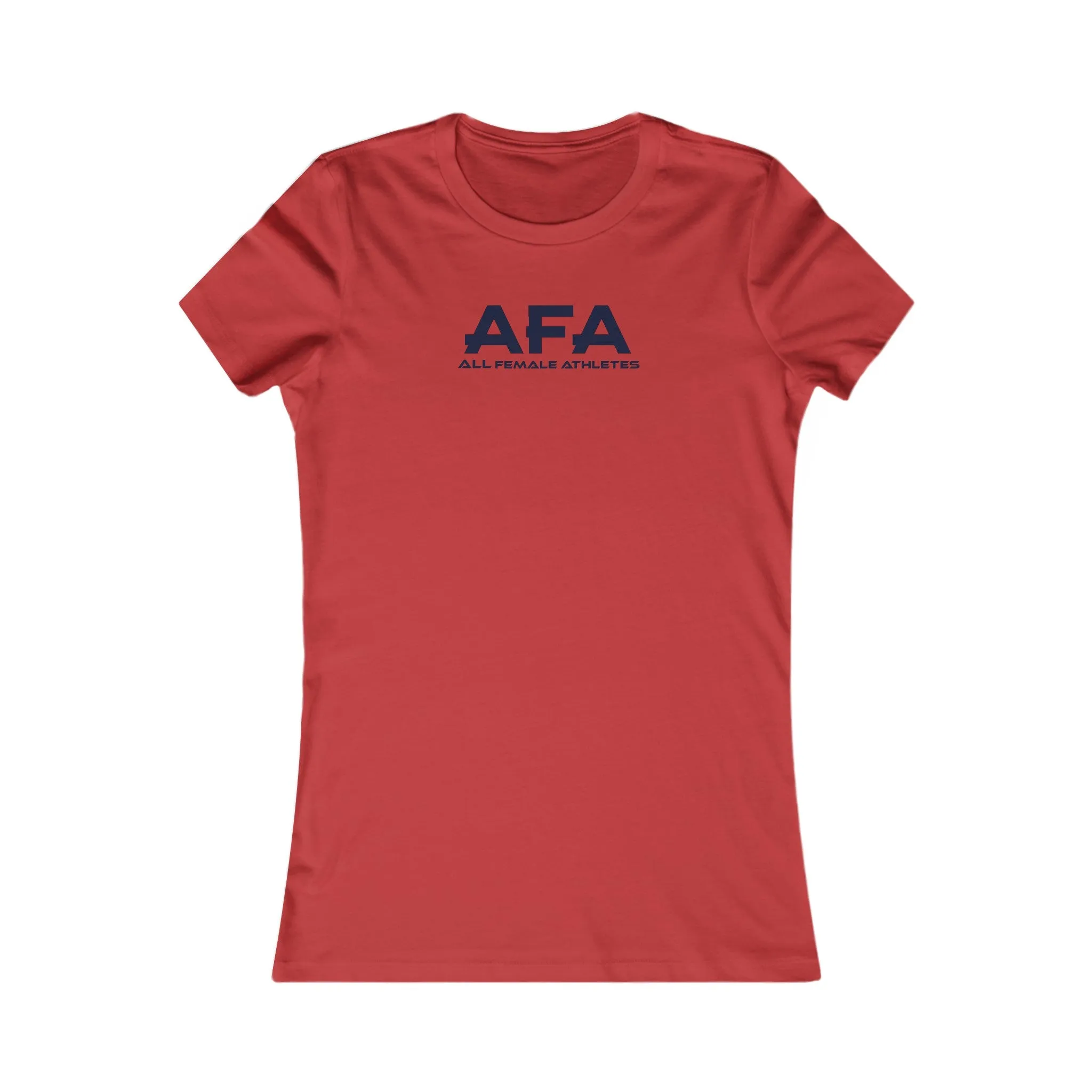 Red All Female Athletes Women's Favorite Tee