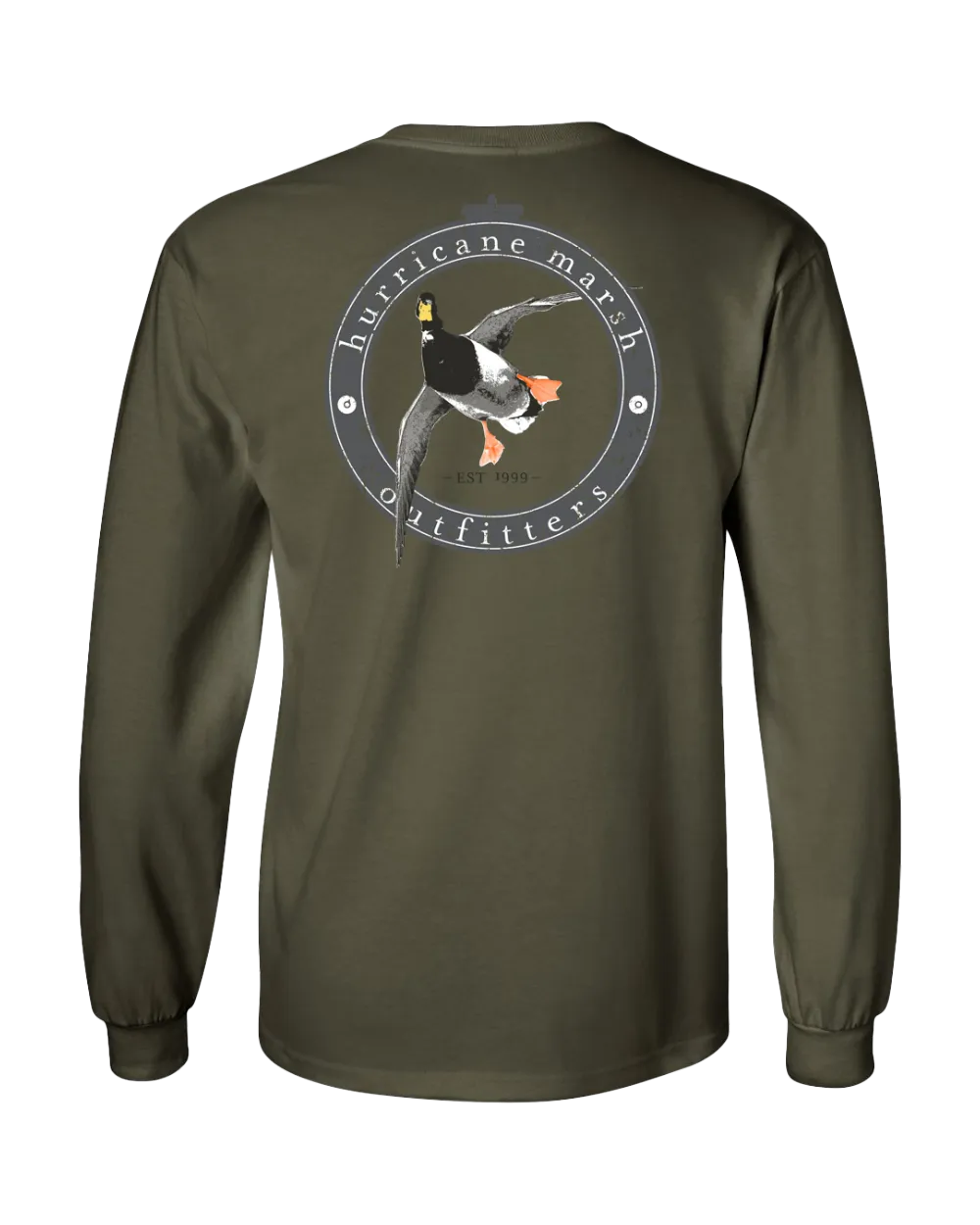 Red Leg Marsh Green Long Sleeve