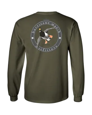 Red Leg Marsh Green Long Sleeve