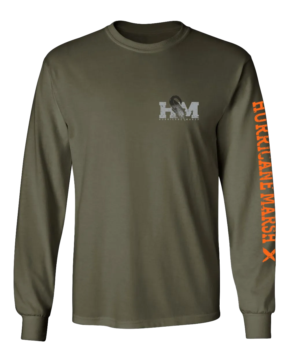 Red Leg Marsh Green Long Sleeve