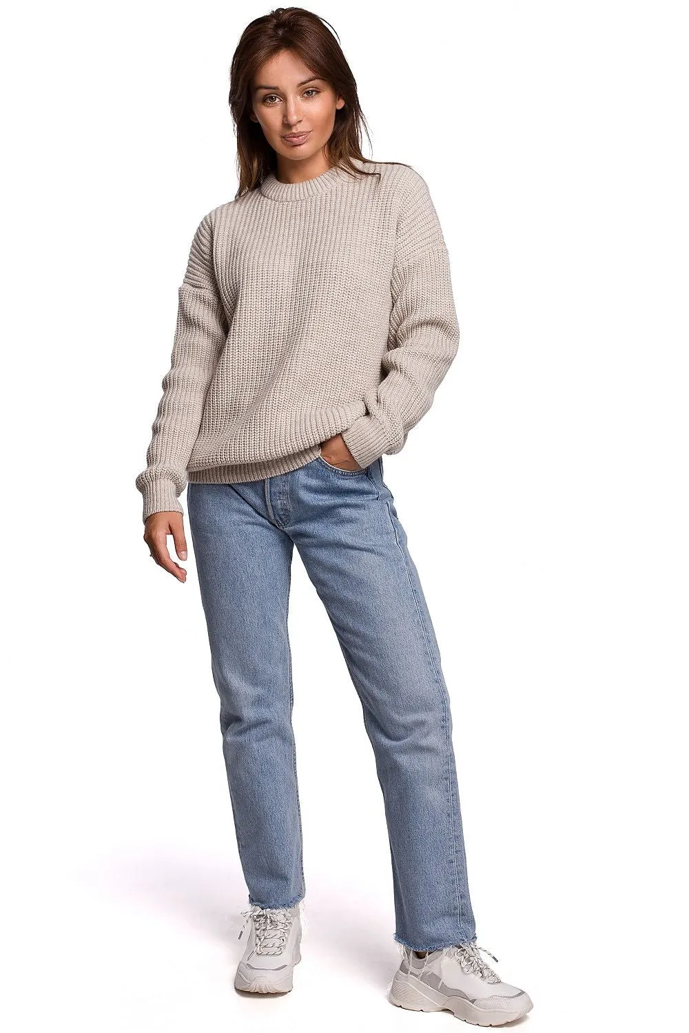 Ribbed Luxe Extended Cut Sweater
