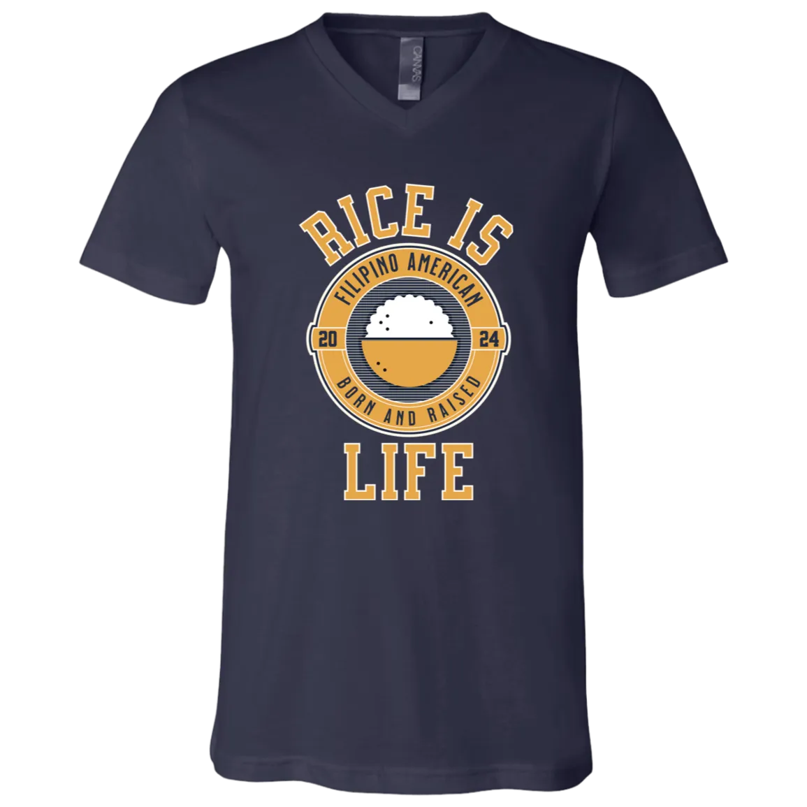 RIce is Life Unisex Jersey V-Neck T-Shirt