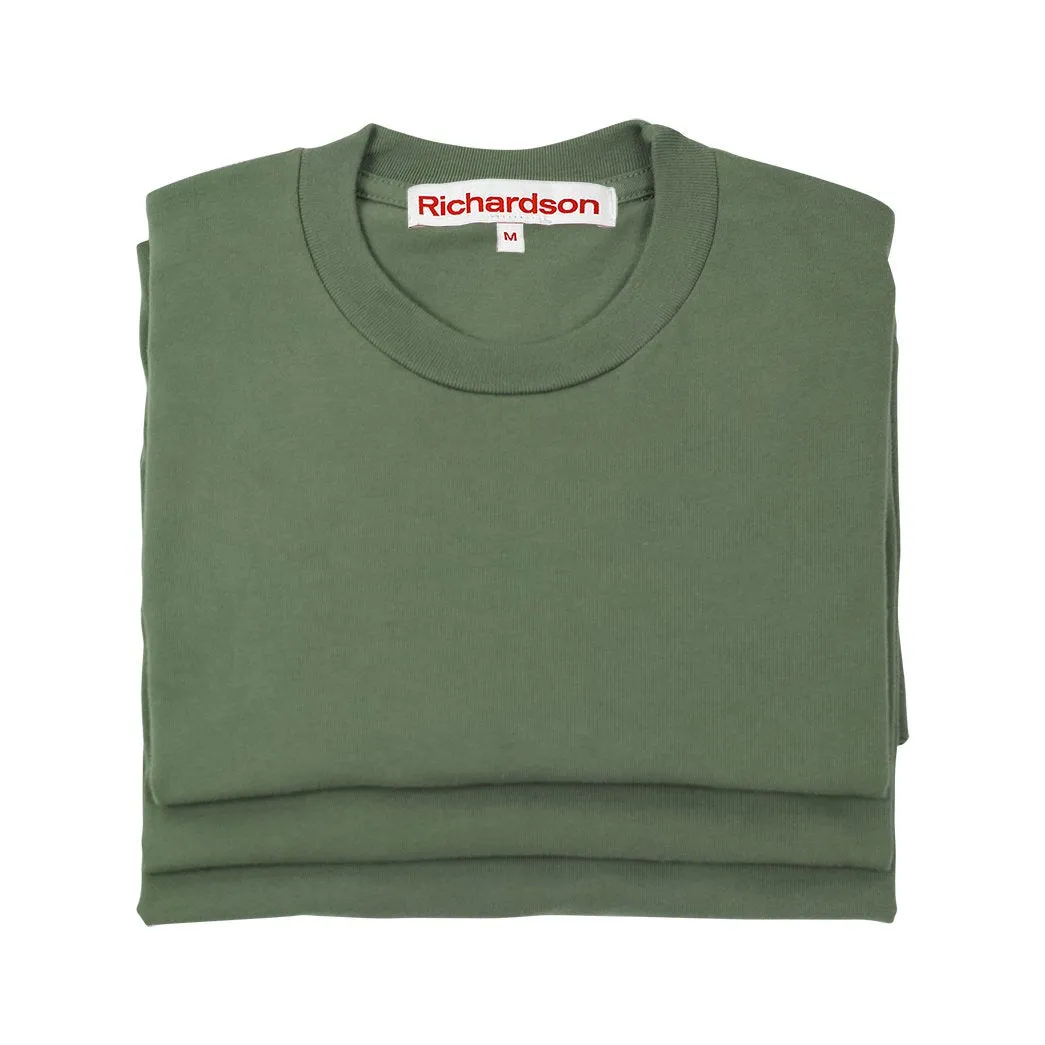 Richardson 3-Pack Short Sleeve Shirts (OD Green)