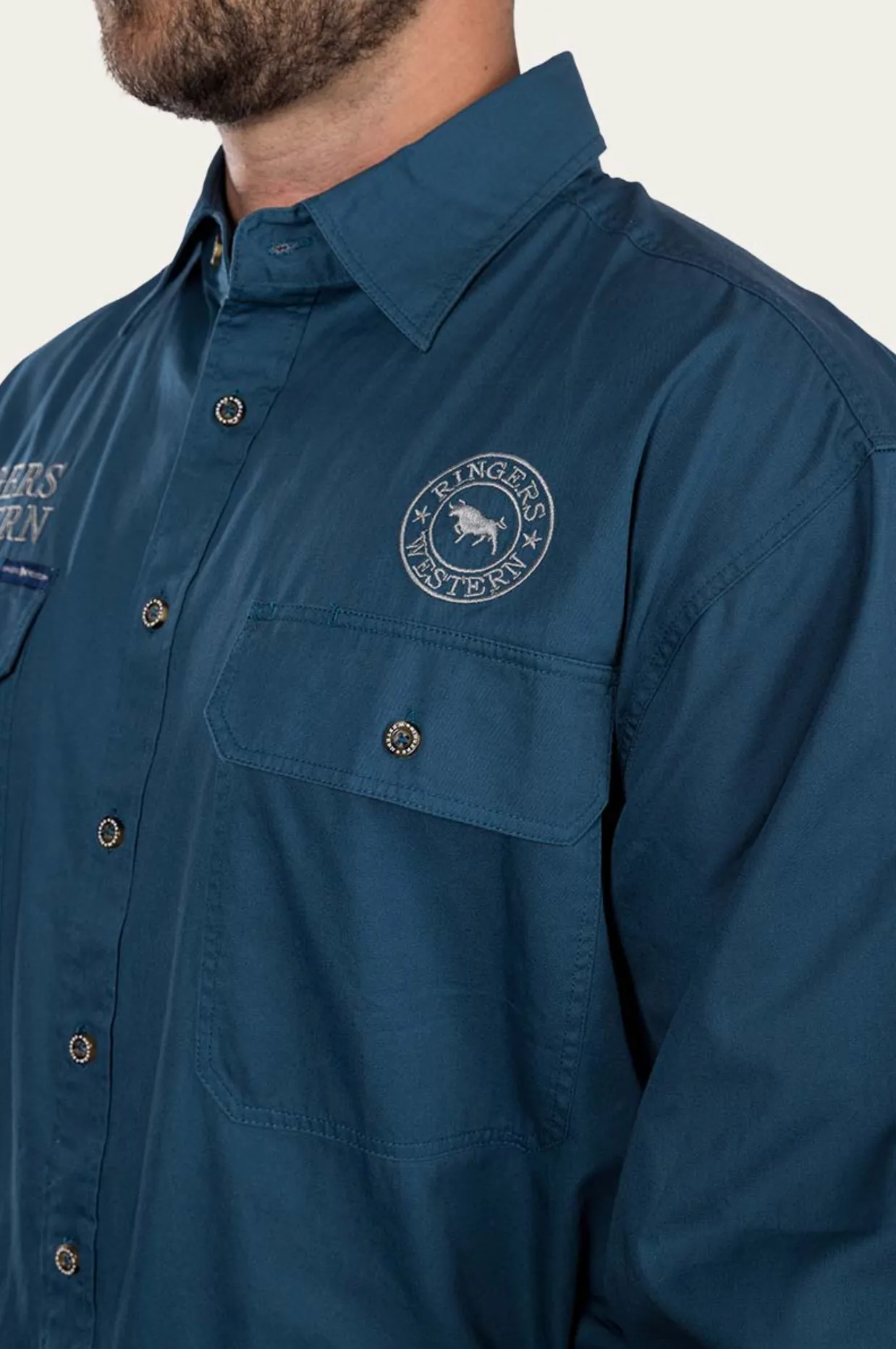Ringers Western Hawkeye Embroidered Shirt