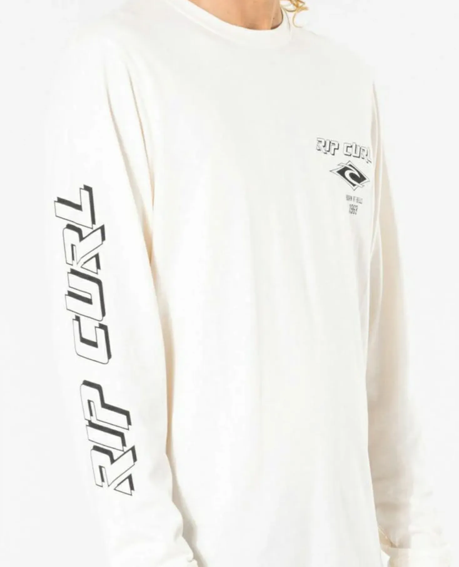 Rip Curl Fade Out Icon Long Sleeve Tee