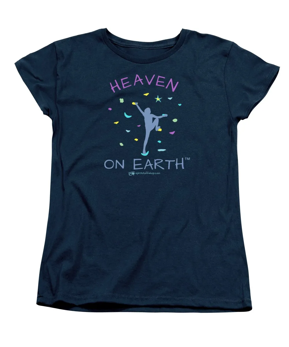 Rock Climbing Heaven On Earth - Women's T-Shirt (Standard Fit)