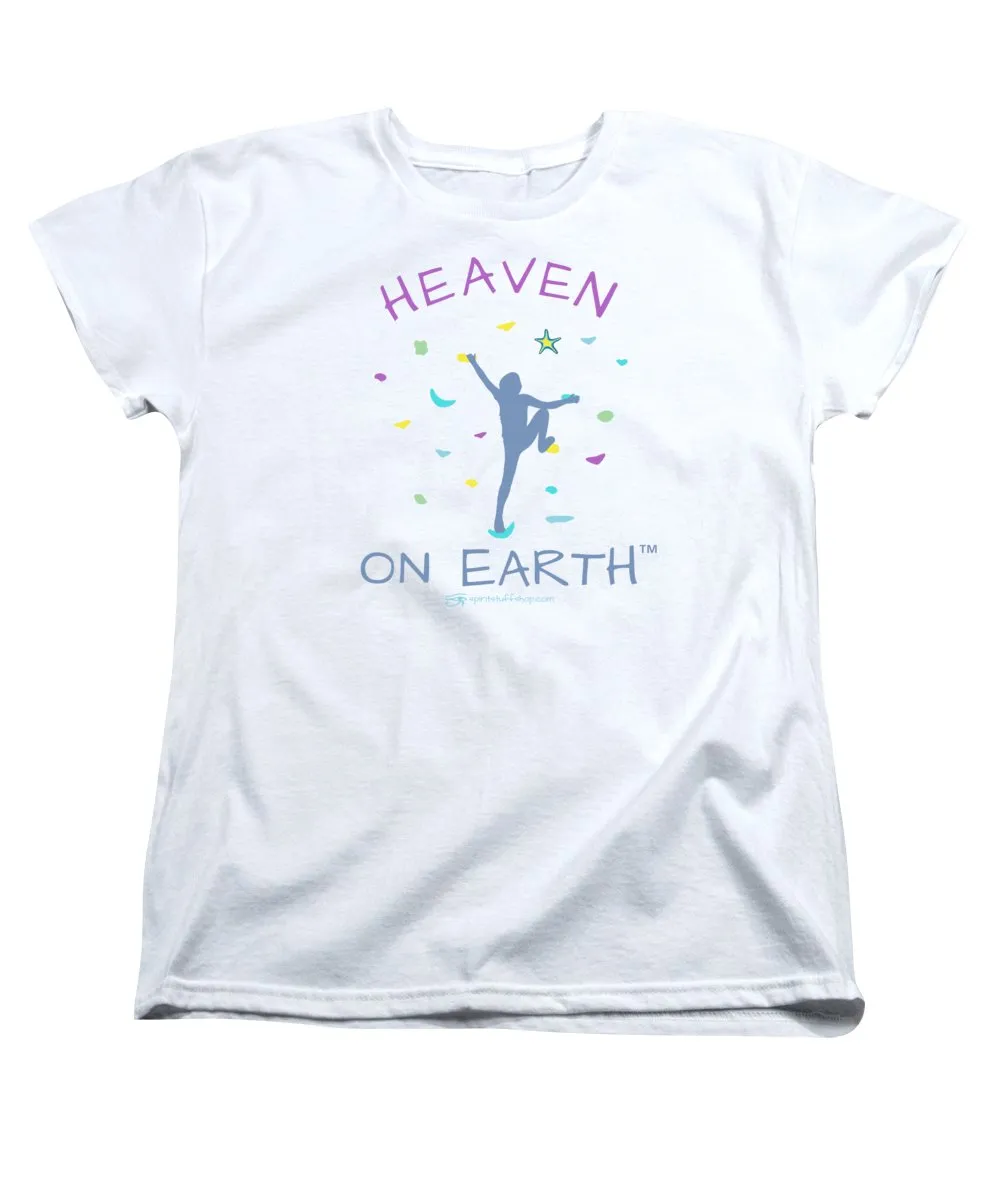 Rock Climbing Heaven On Earth - Women's T-Shirt (Standard Fit)