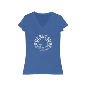 RocketSurf Women's Short Sleeve V-Neck Tee