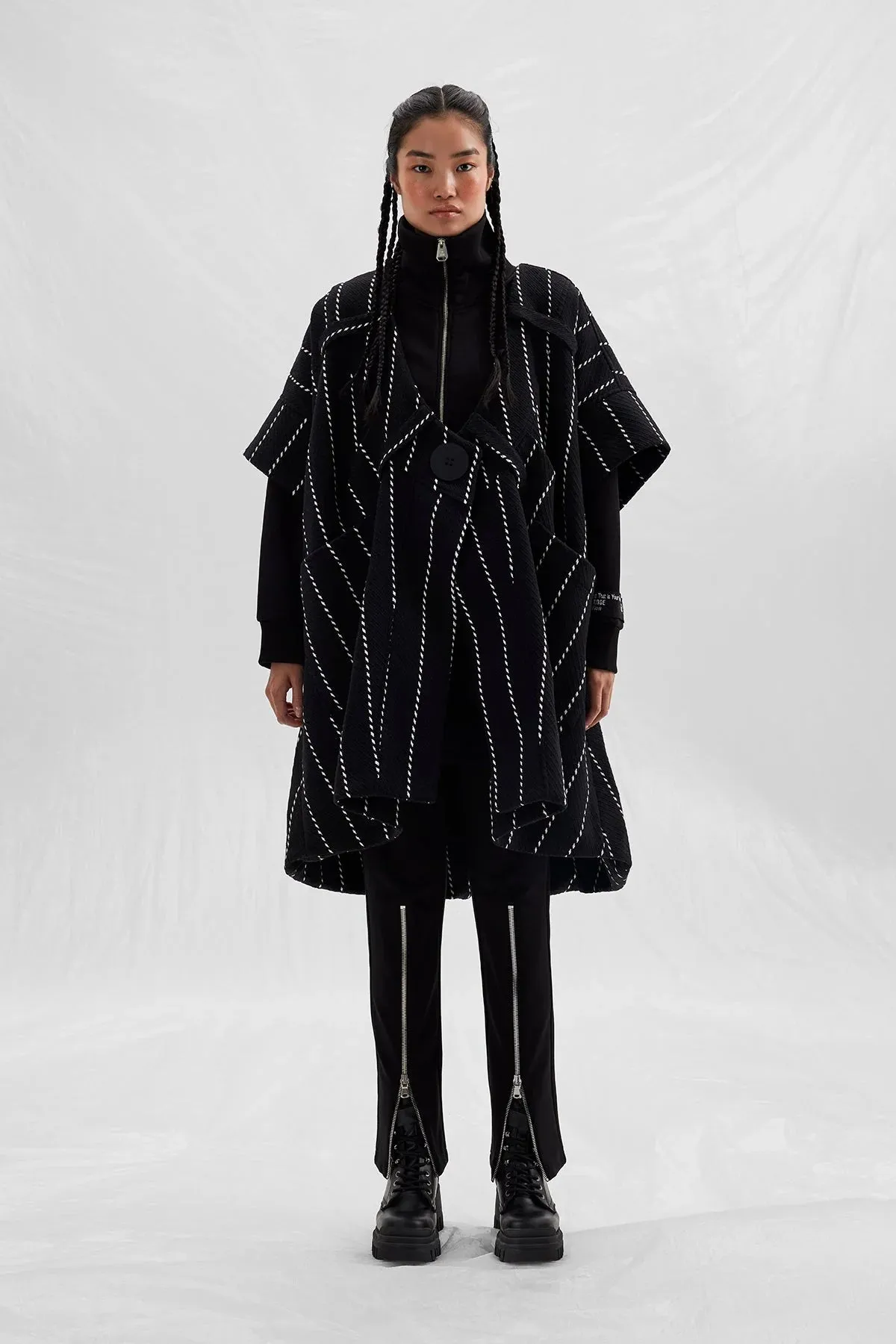 ROMA OVERSIZED STRIPED CARDIGAN 14457
