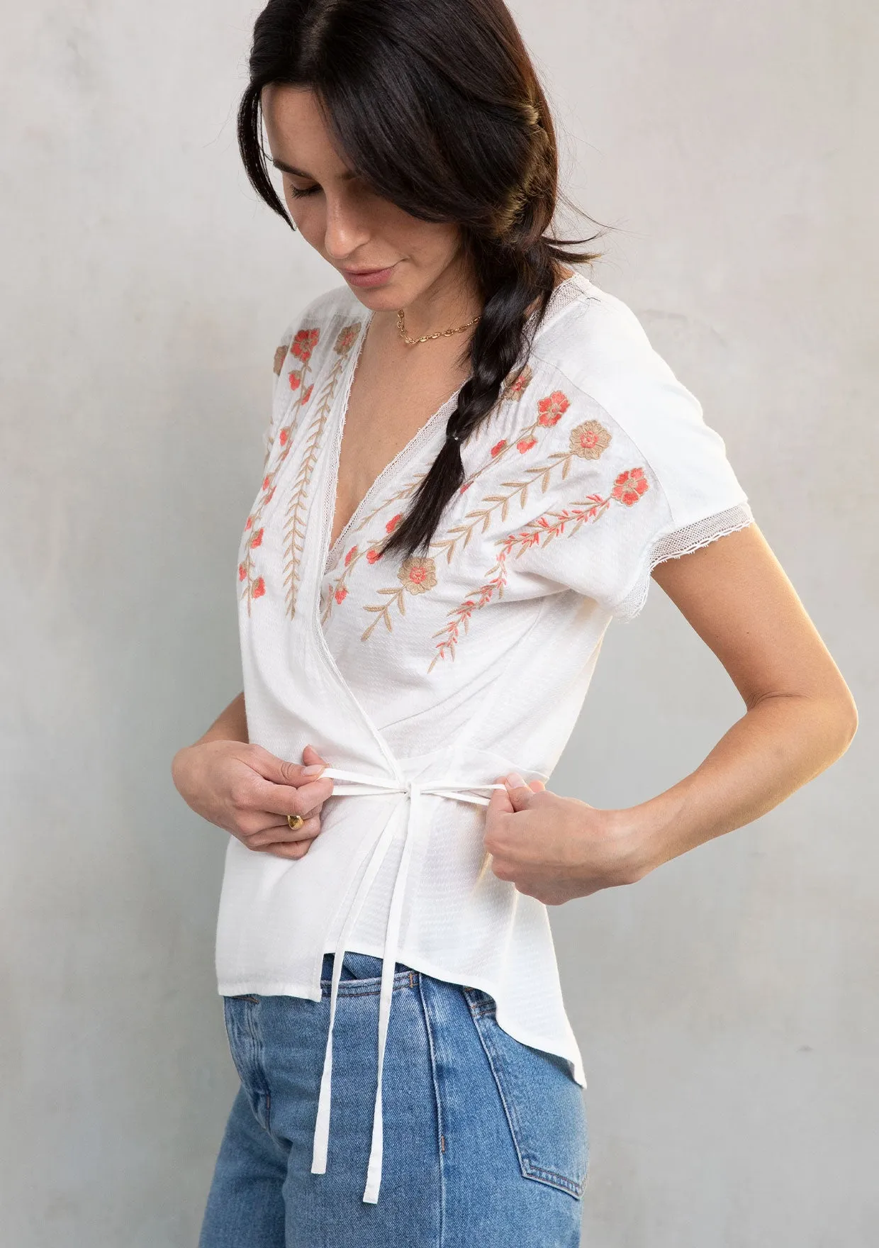 Romy Wrap Top