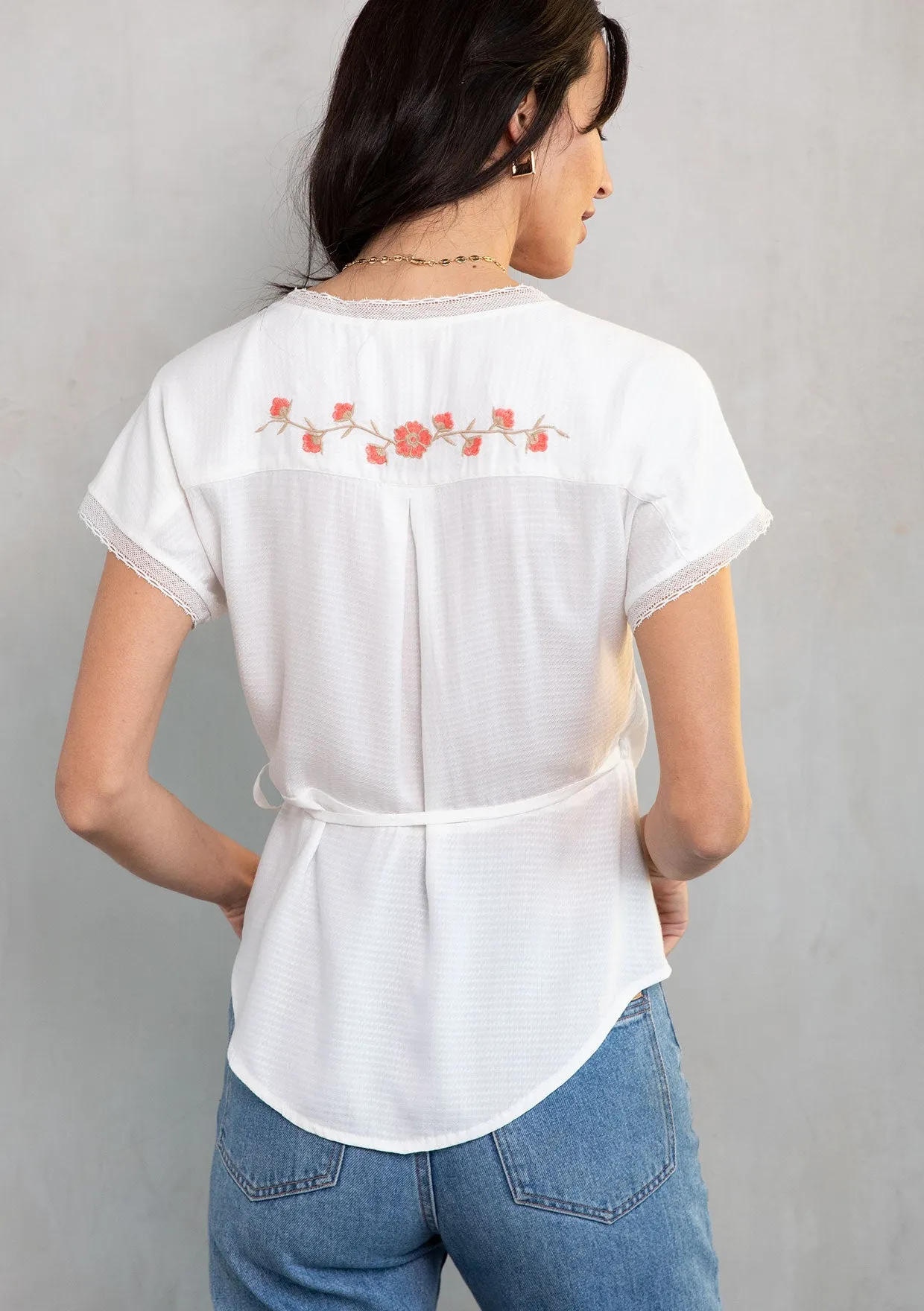 Romy Wrap Top