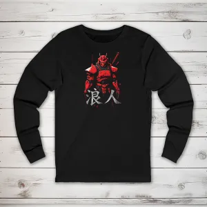 Ronin Robot Kanji Long Sleeve T-Shirt