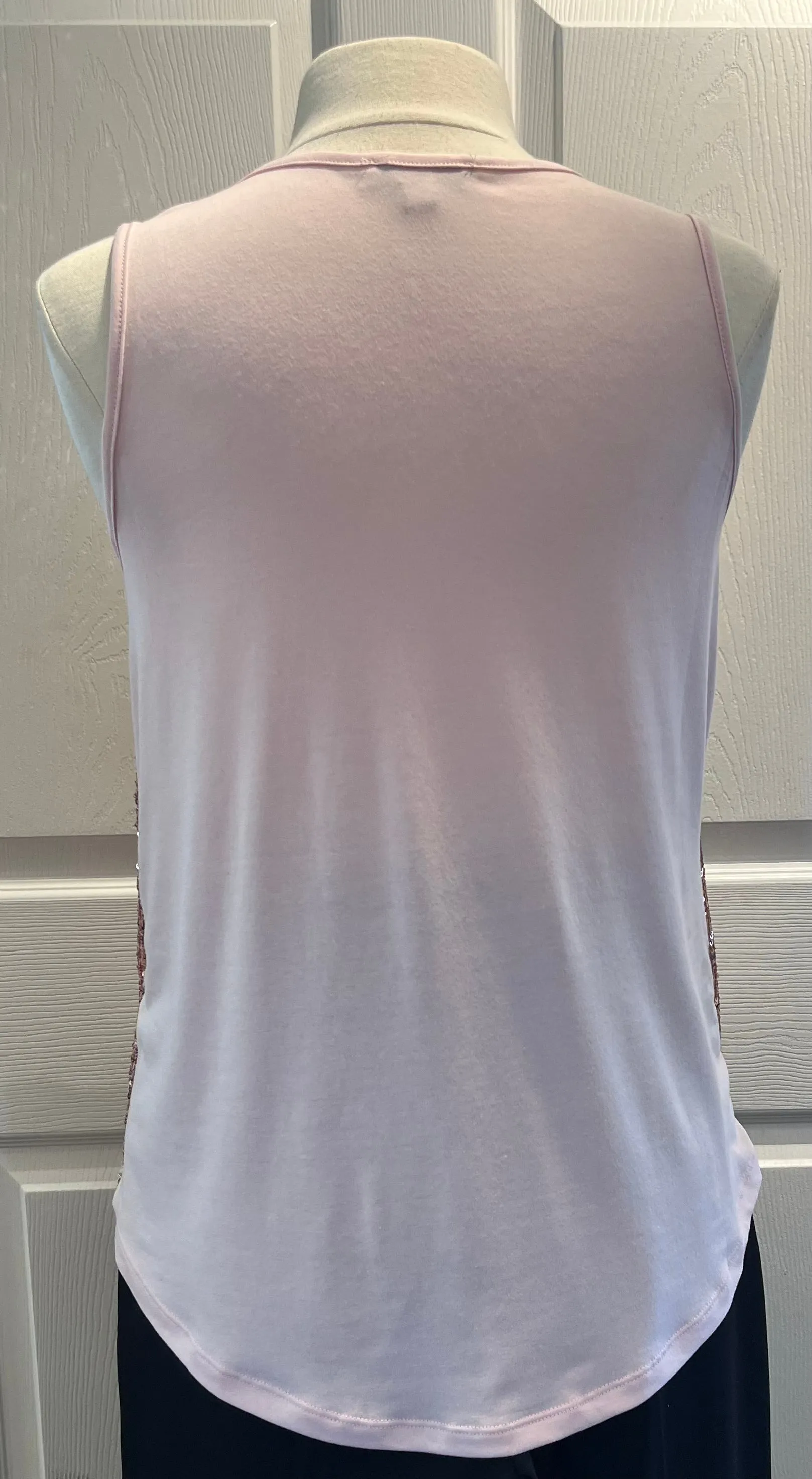 Rose Gold Sequin Tank Top