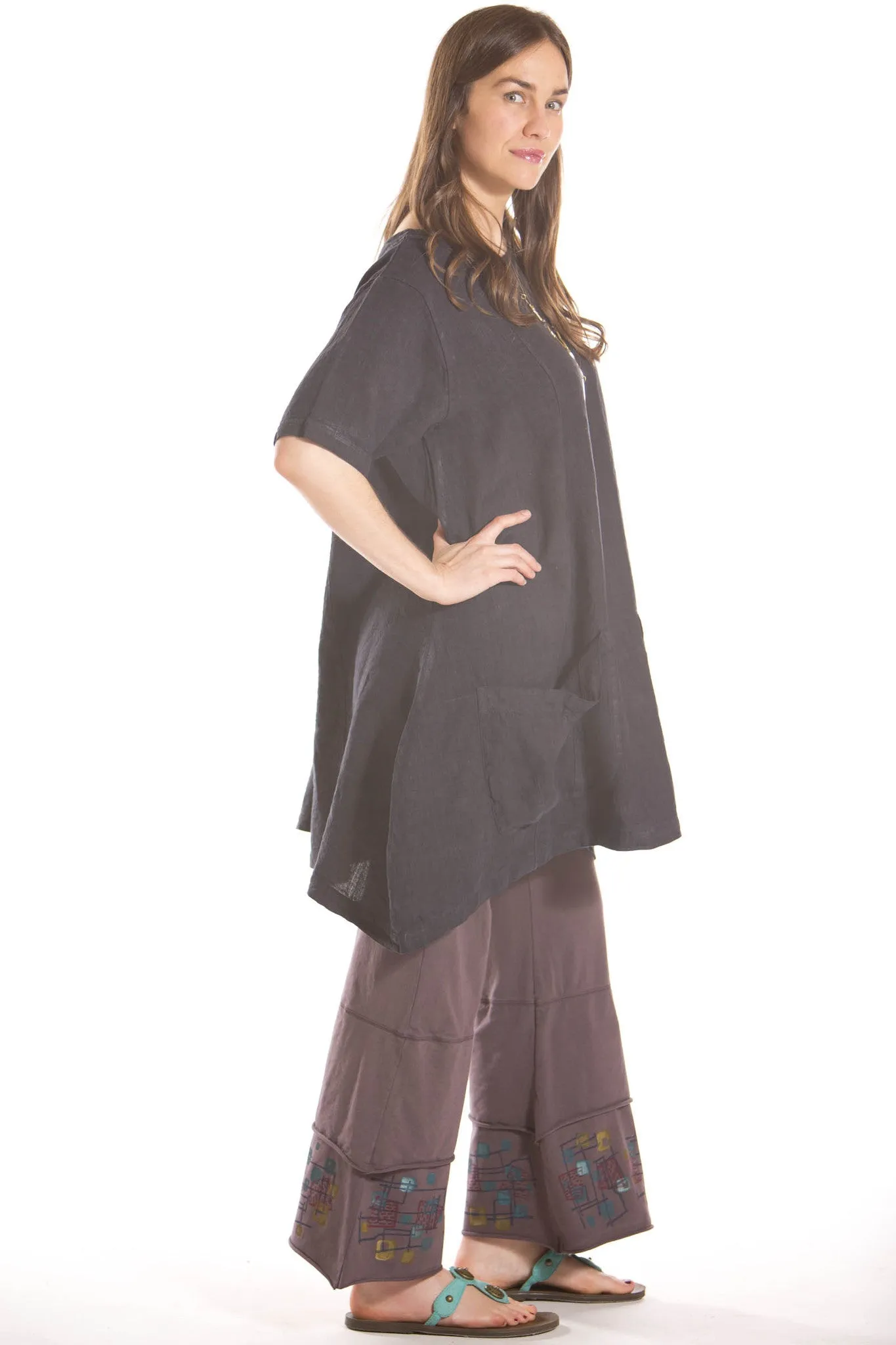 Rosita Tunic UnPrinted-Blue Fish Clothing