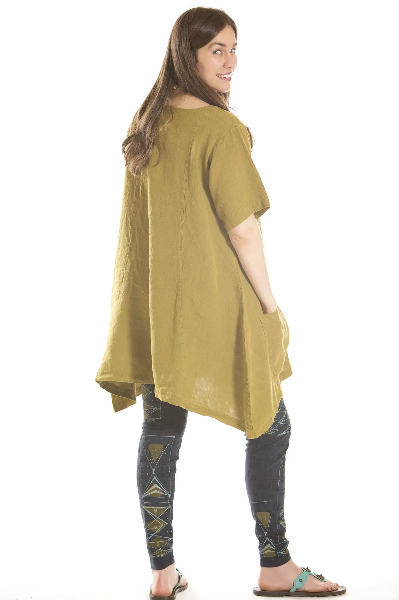 Rosita Tunic UnPrinted-Blue Fish Clothing