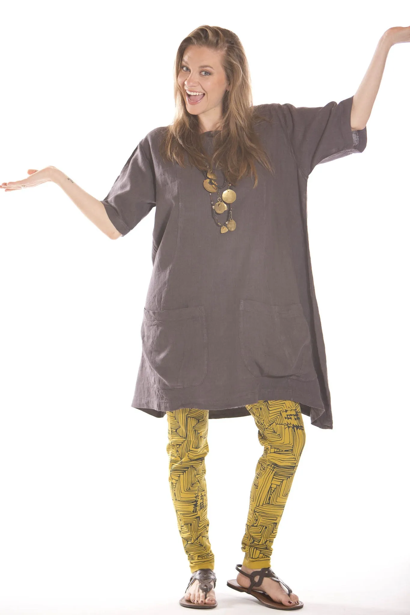 Rosita Tunic UnPrinted-Blue Fish Clothing