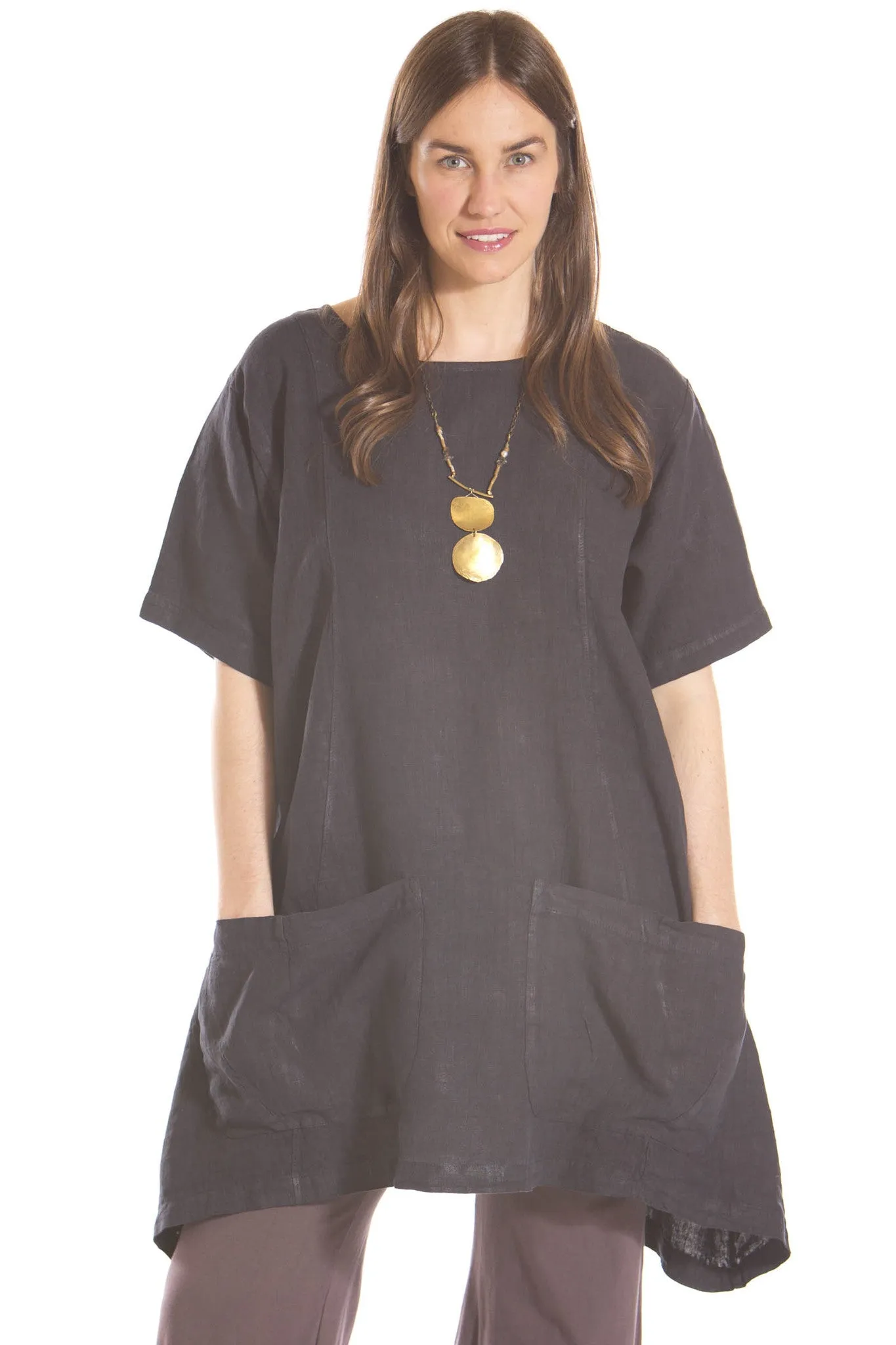 Rosita Tunic UnPrinted-Blue Fish Clothing