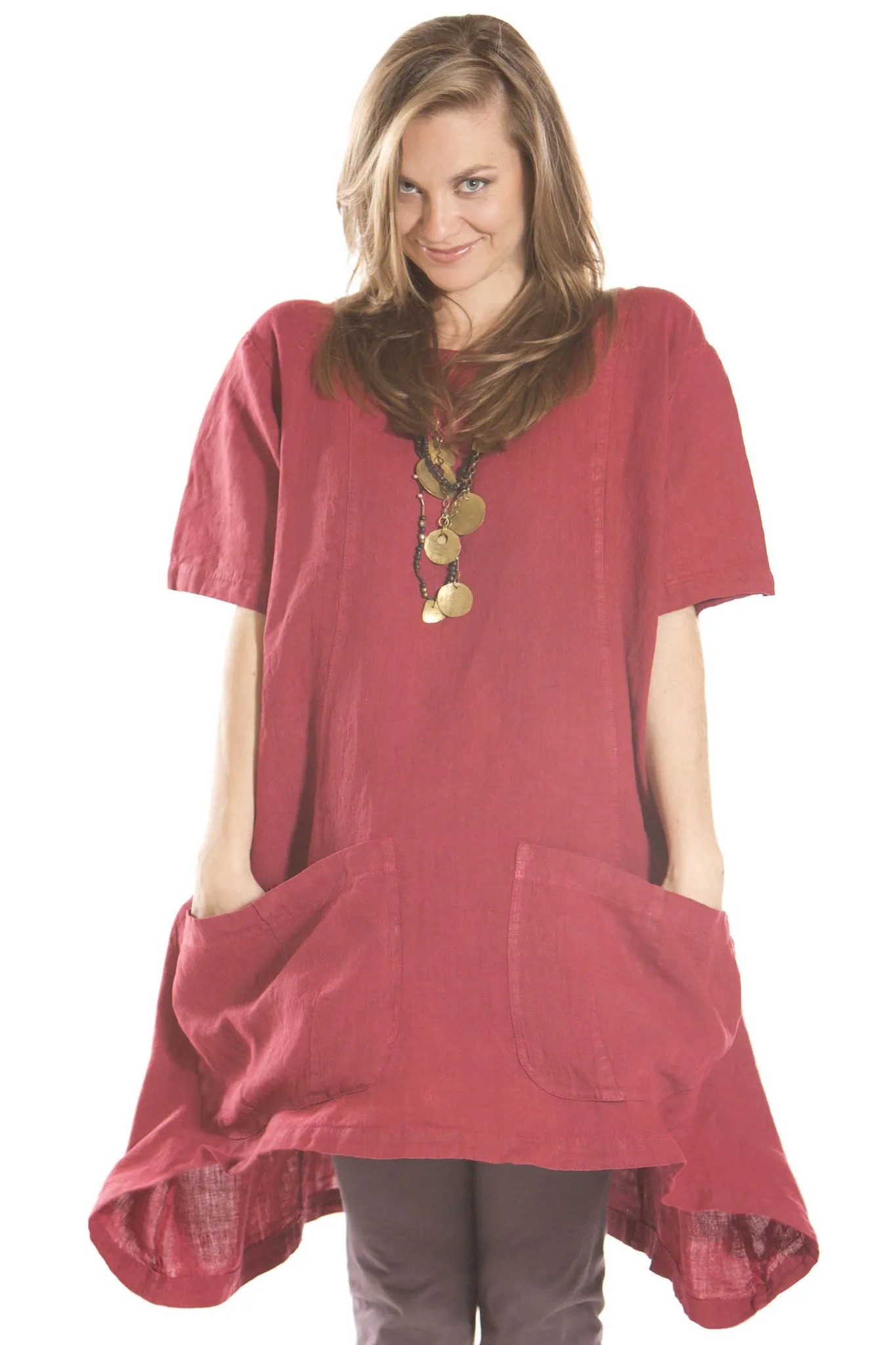 Rosita Tunic UnPrinted-Blue Fish Clothing