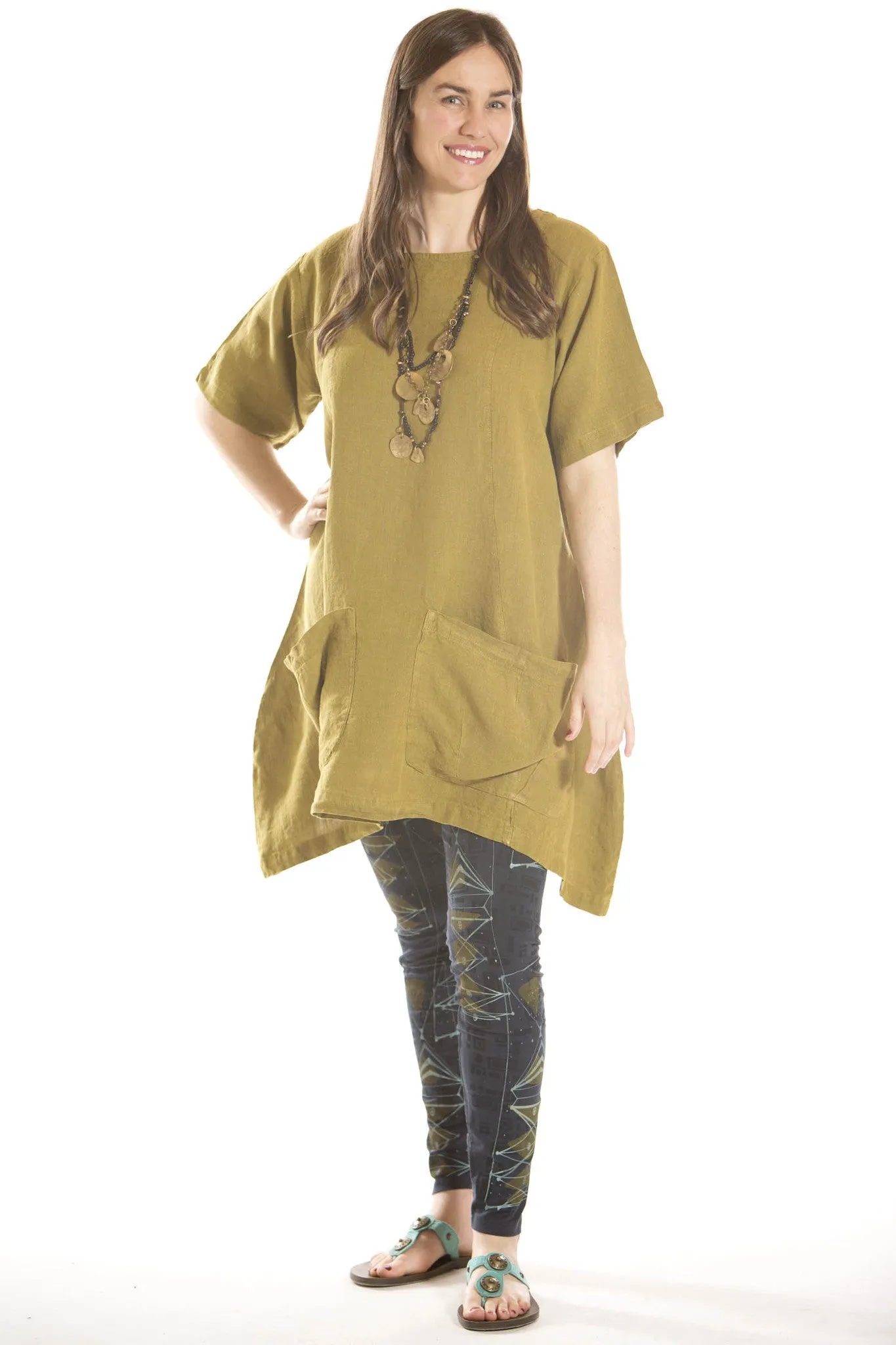 Rosita Tunic UnPrinted-Blue Fish Clothing