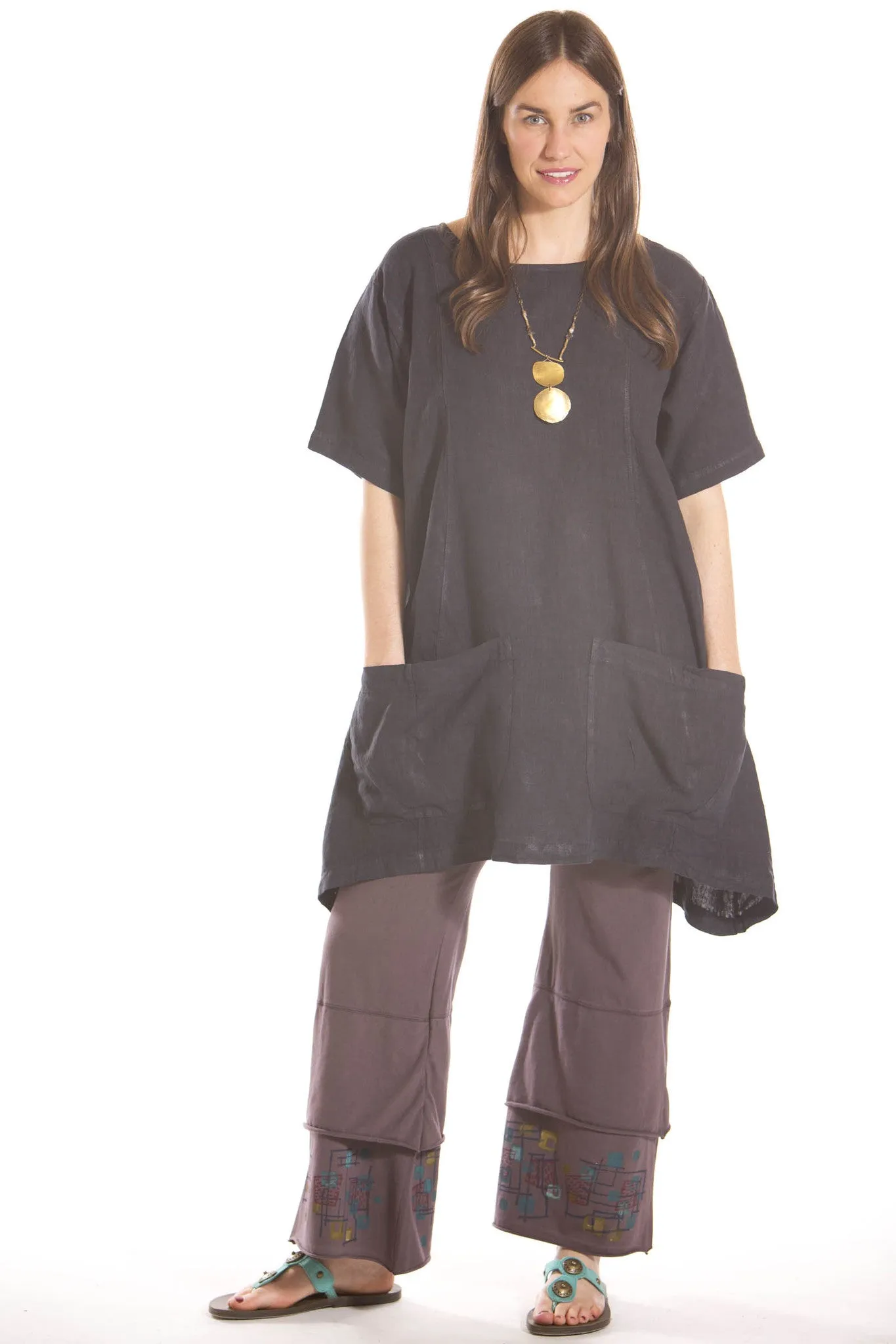Rosita Tunic UnPrinted-Blue Fish Clothing