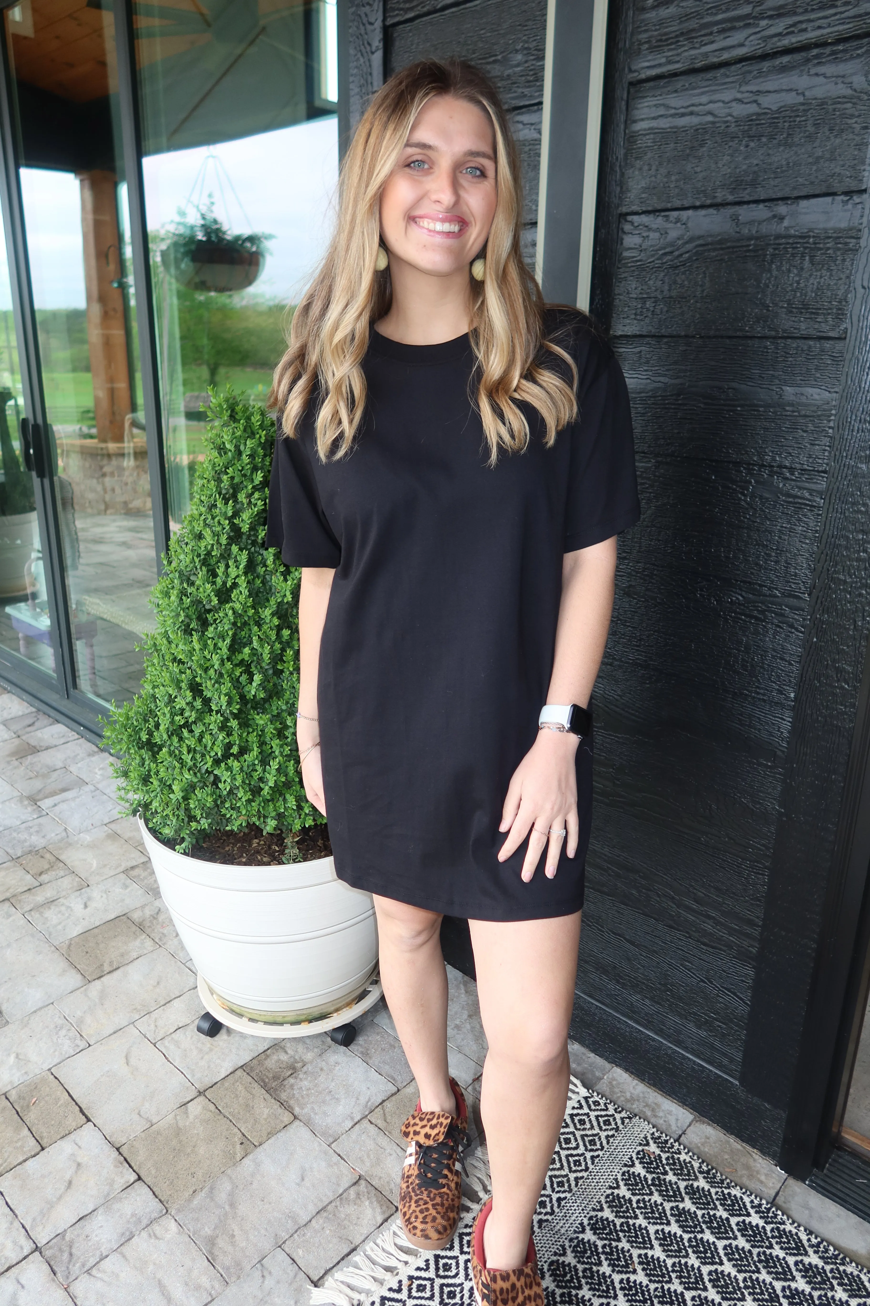 ROUND-NECK T-SHIRTS DRESS