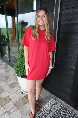 ROUND-NECK T-SHIRTS DRESS