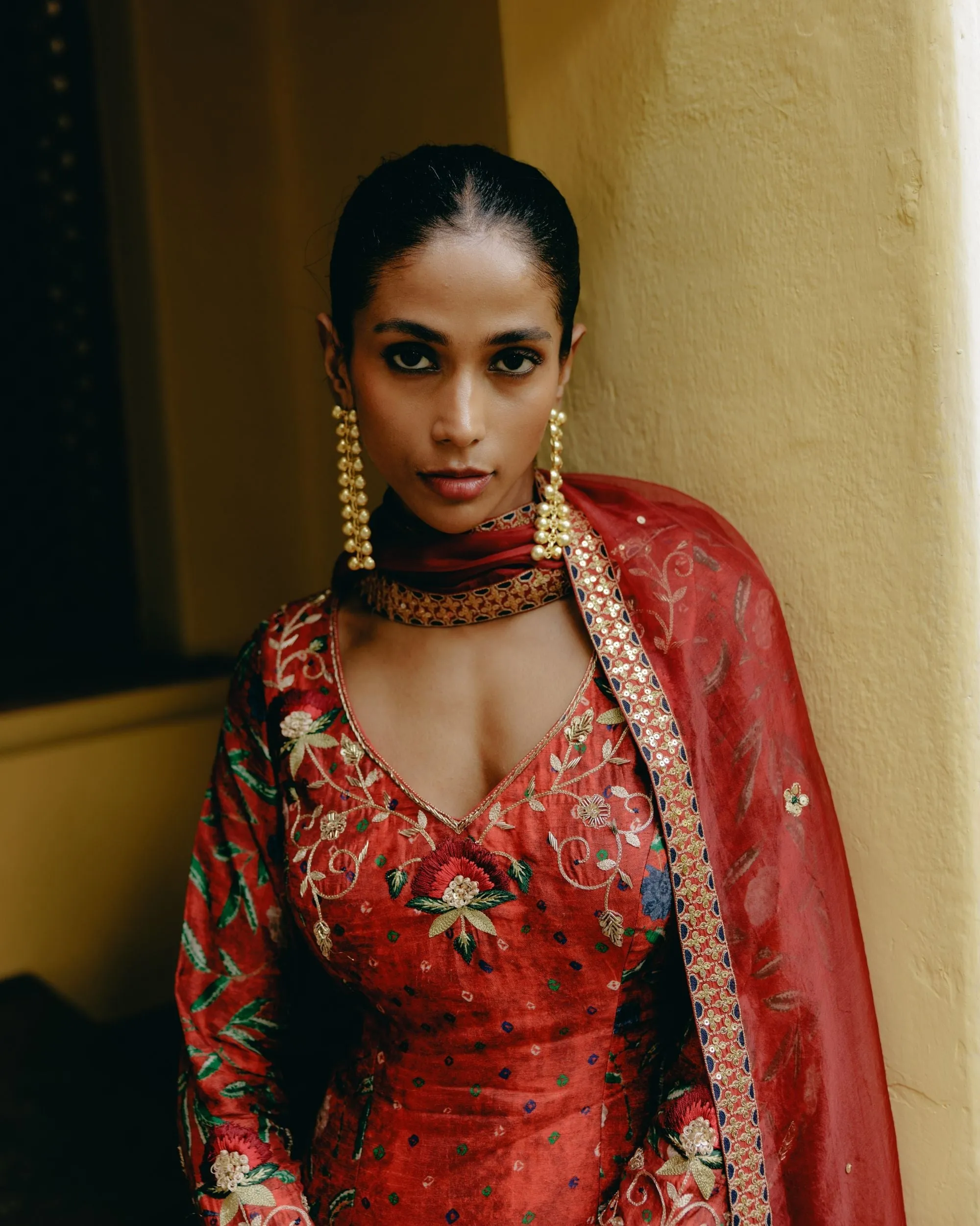 Ruby red sharara