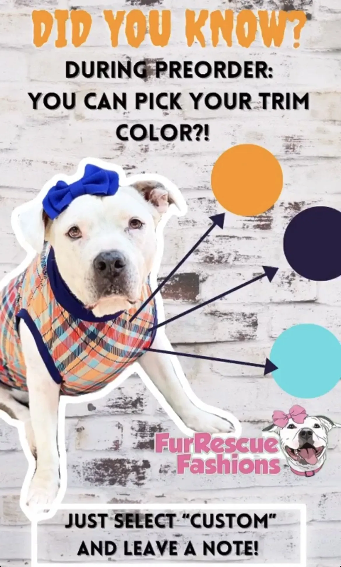 Ruff Love (hearts & swords)- PAWjama with Black Neck & Trim/Sleeves