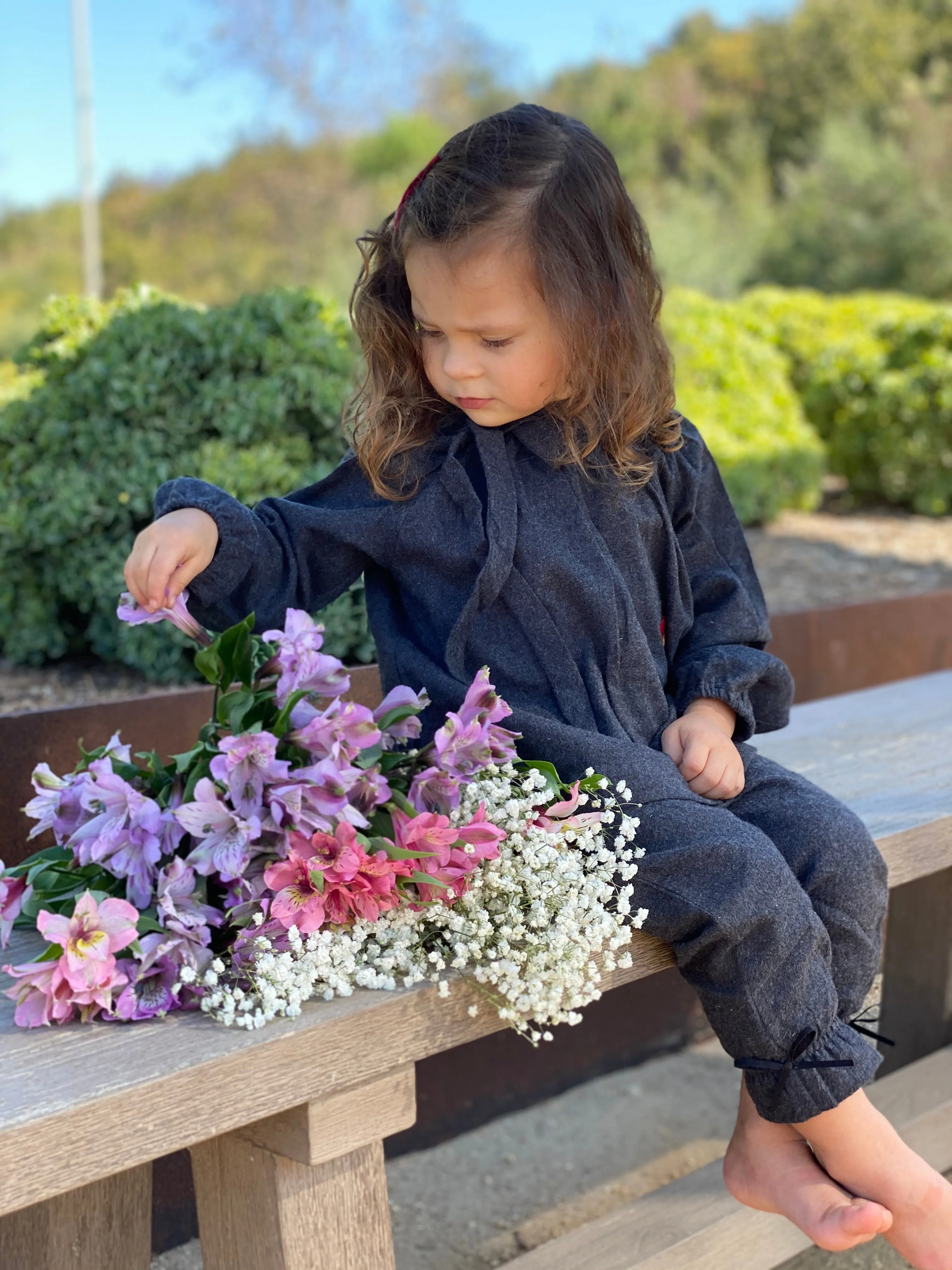 Ruffle Pants, Anthracite