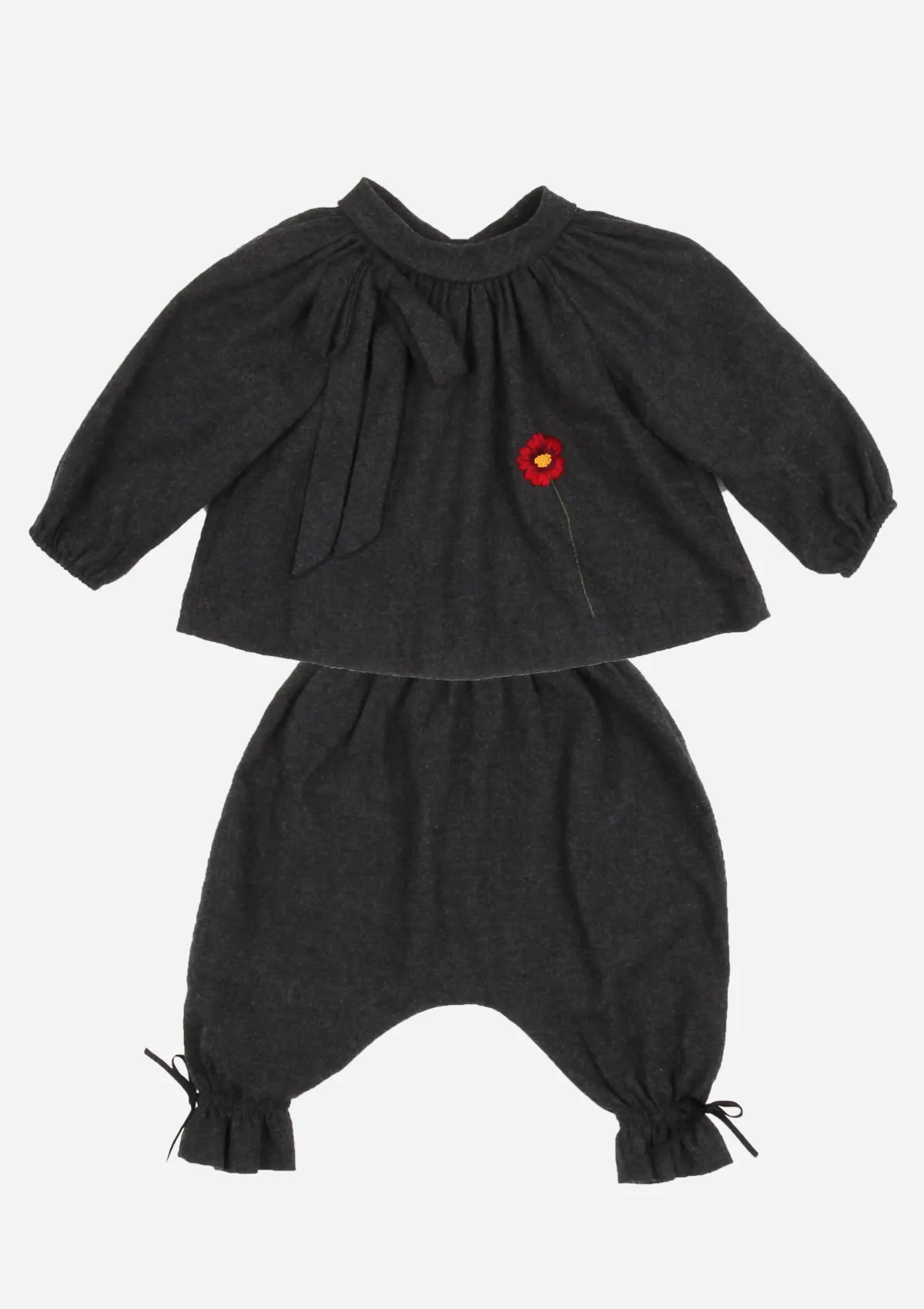 Ruffle Pants, Anthracite