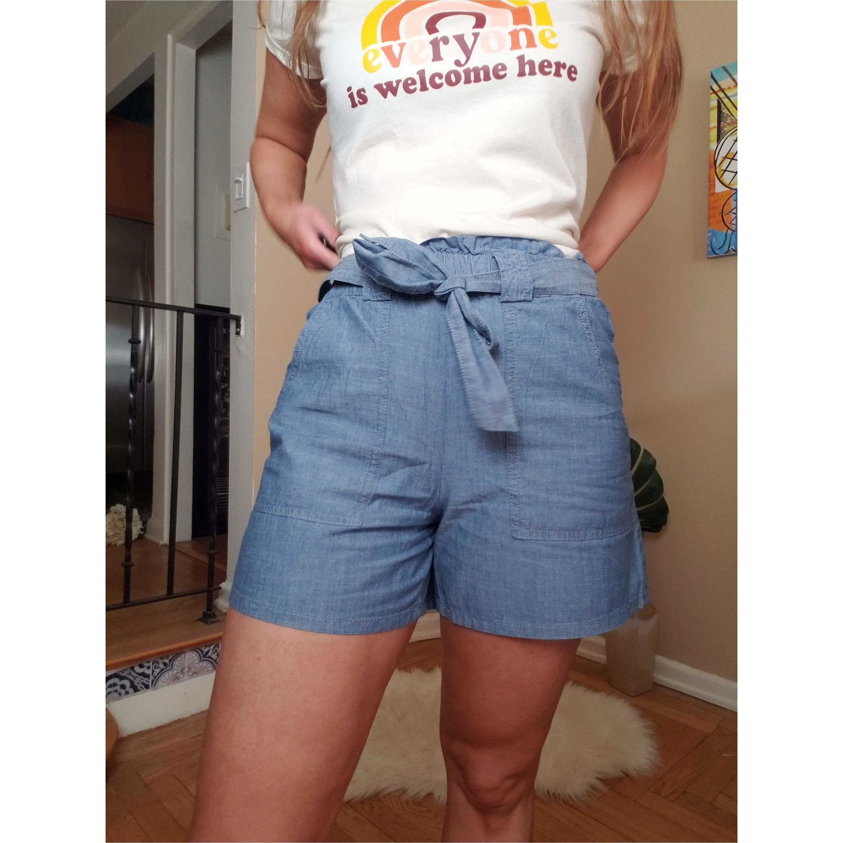 Sag Harbor Organic Cotton Paperbag Shorts