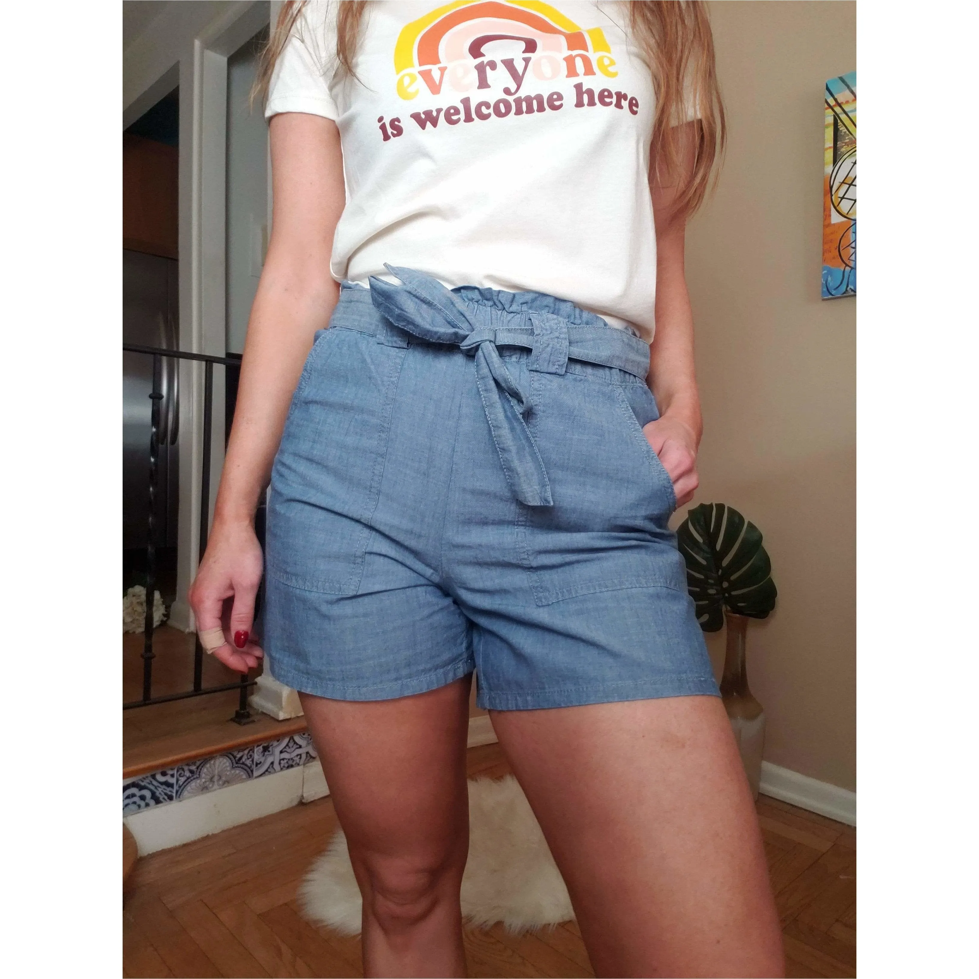 Sag Harbor Organic Cotton Paperbag Shorts