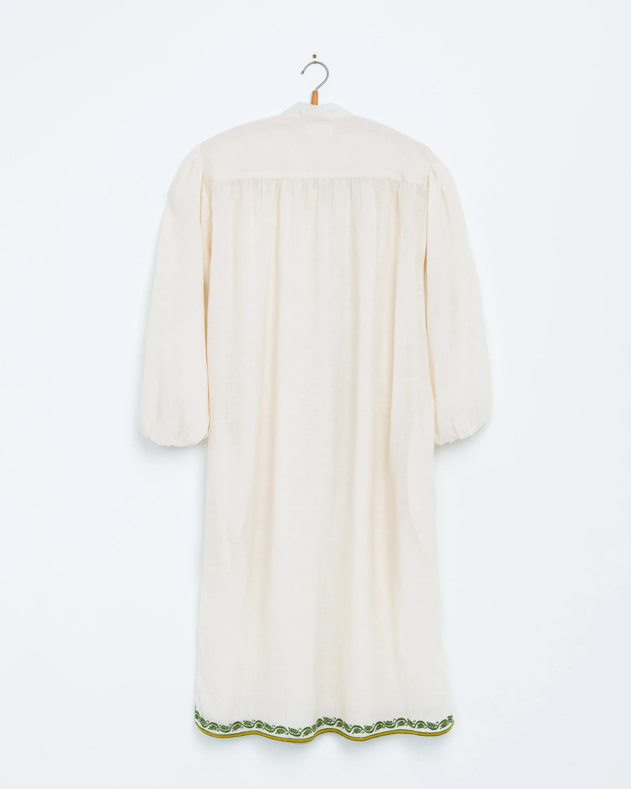Samira Tunic in Chikankari Embroidery Natural