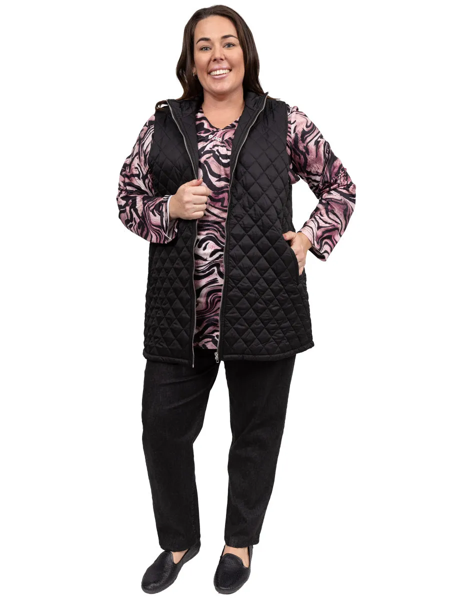 SAMPLE ONLY - Ida Tunic - Wine Print*