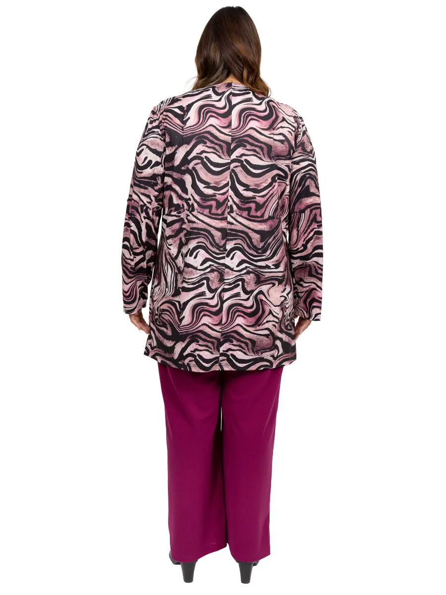 SAMPLE ONLY - Ida Tunic - Wine Print*