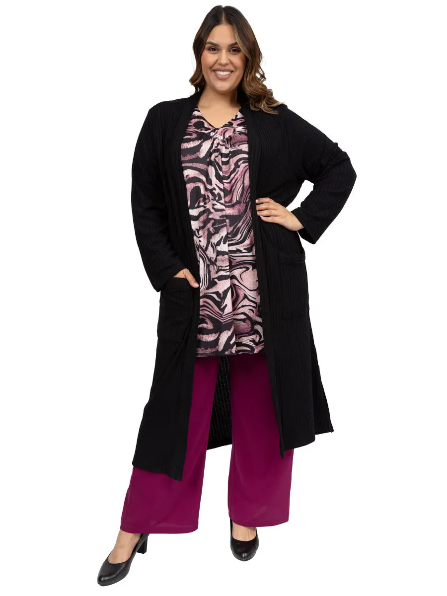 SAMPLE ONLY - Ida Tunic - Wine Print*