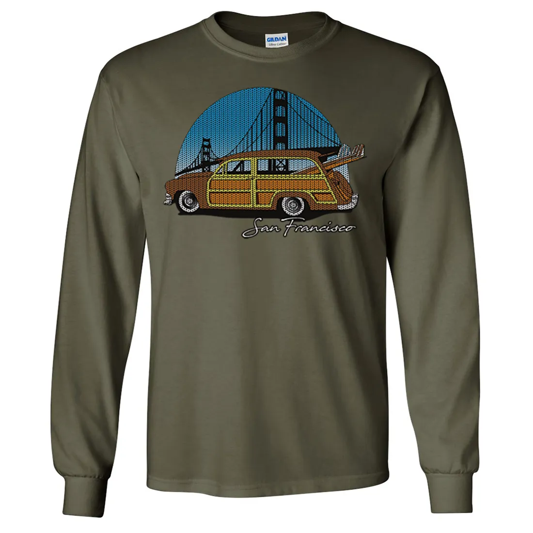 San Francisco Knit Style Woody Long Sleeve Shirt