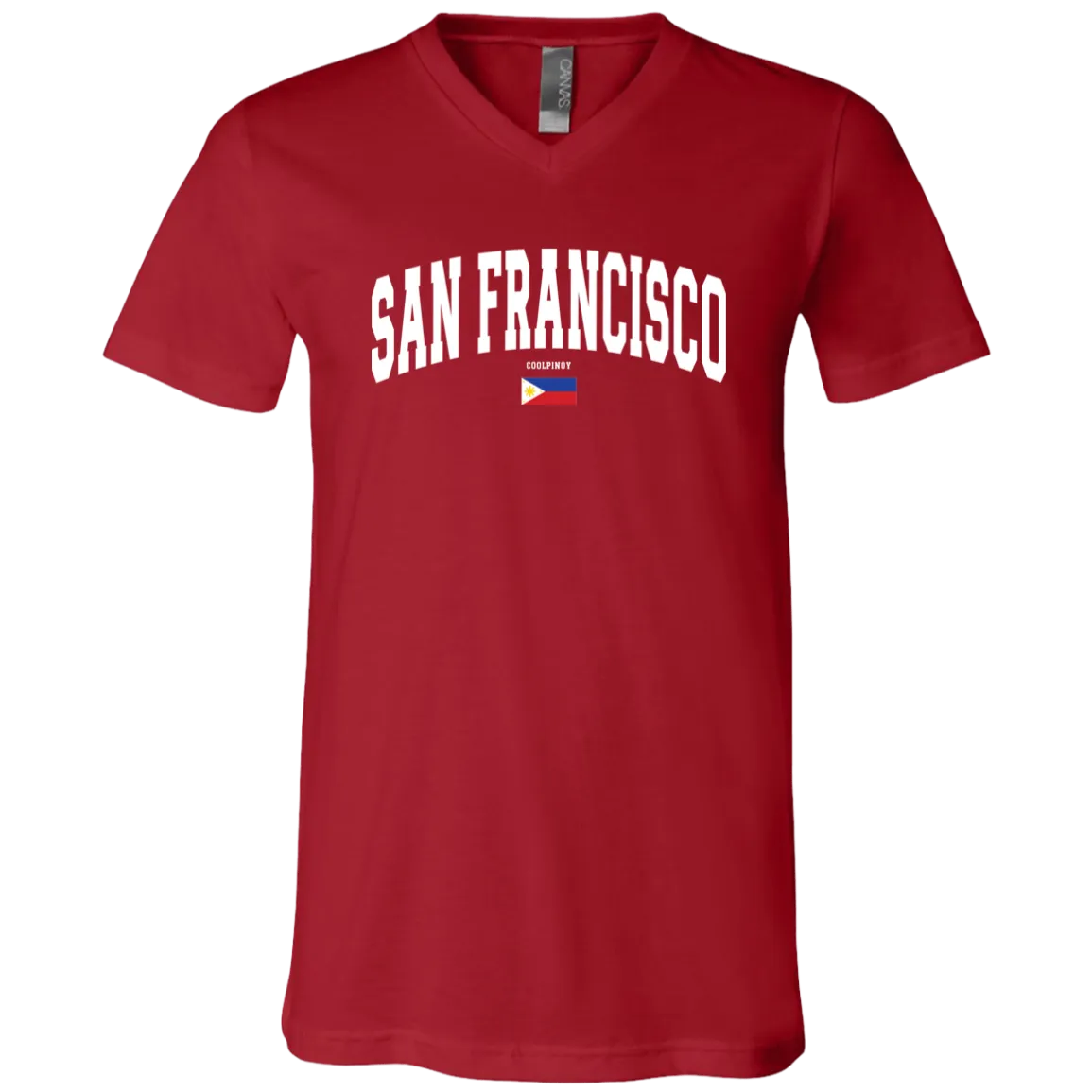 San Francisco Unisex Jersey V-Neck T-Shirt