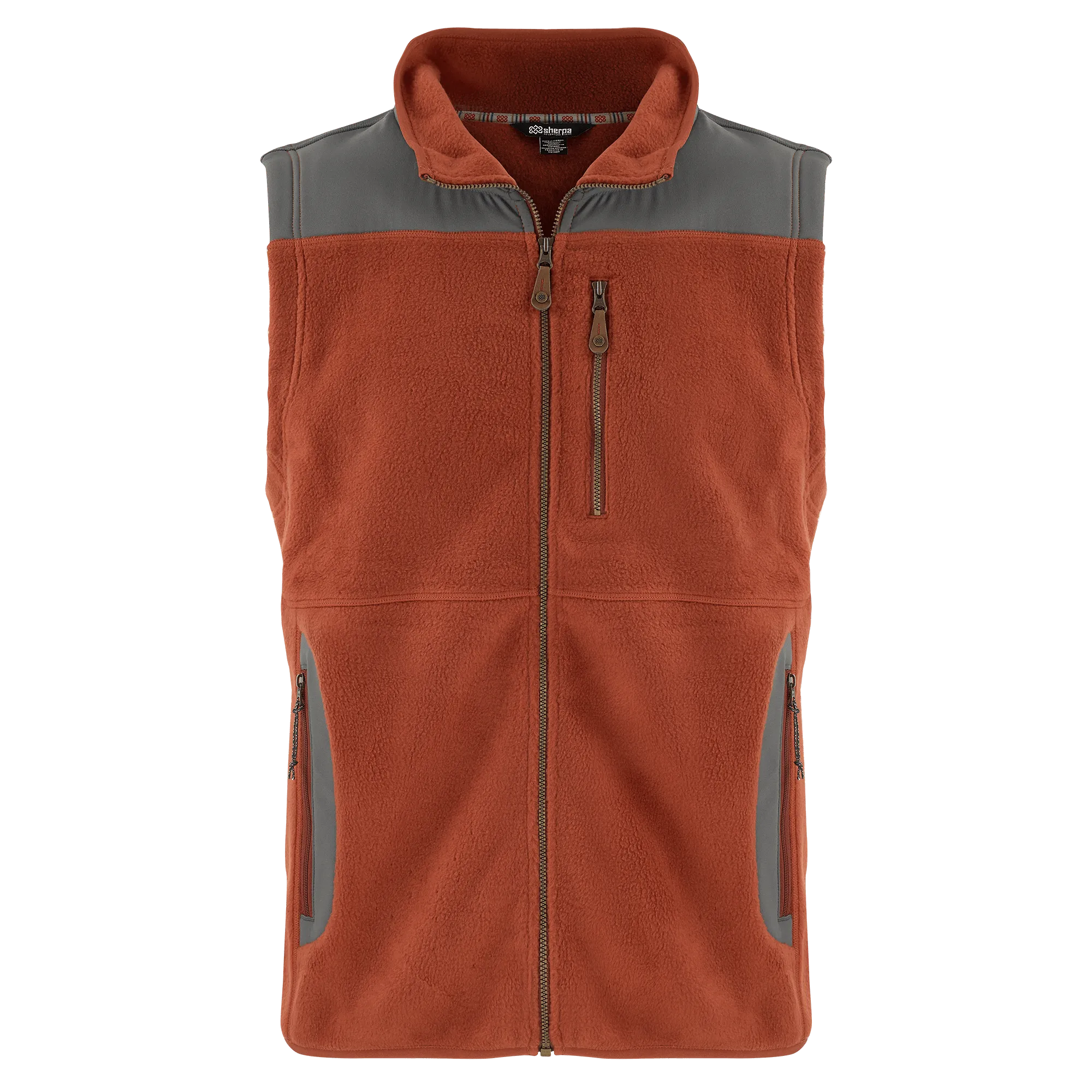 Sanani Eco Fleece Vest - Clay Red