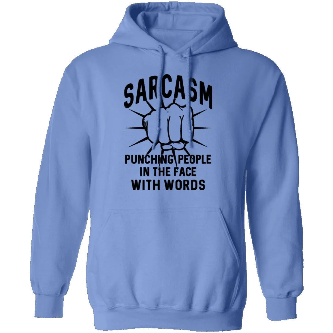 Sarcasm Punching People In The Face With Words T-Shirt